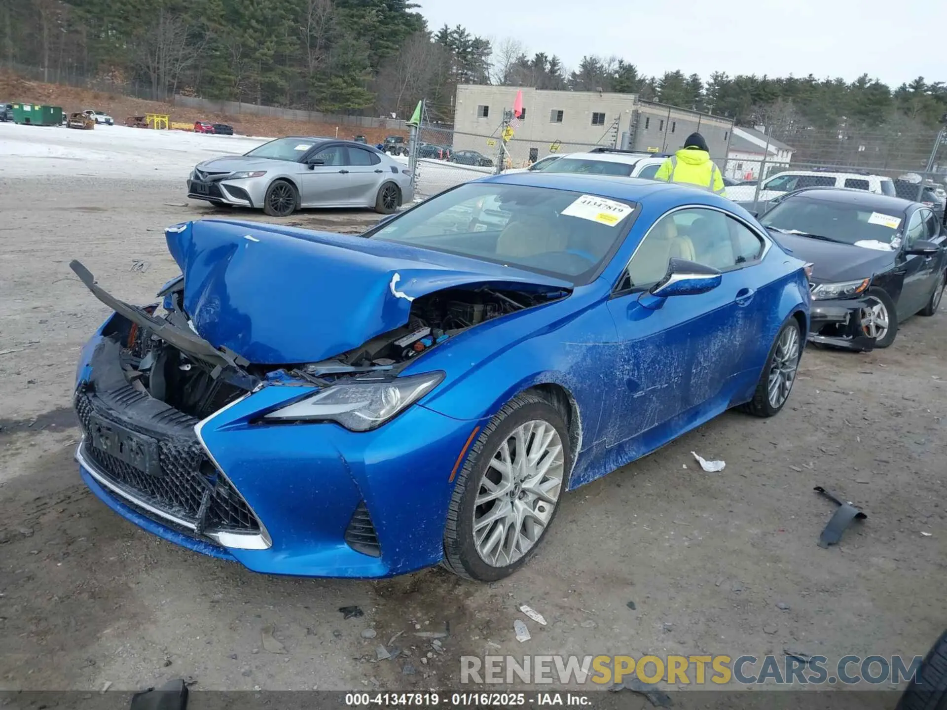 2 Photograph of a damaged car JTHS85BC6K5004581 LEXUS RC 300 2019