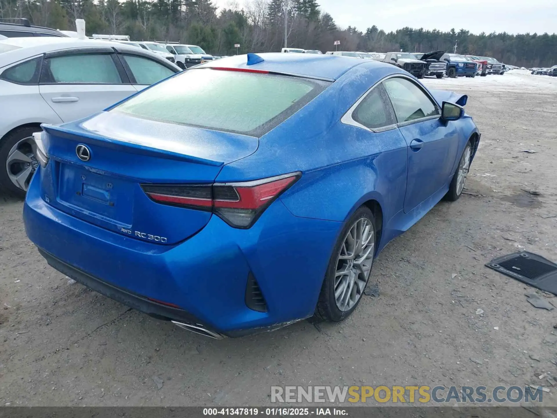 4 Photograph of a damaged car JTHS85BC6K5004581 LEXUS RC 300 2019