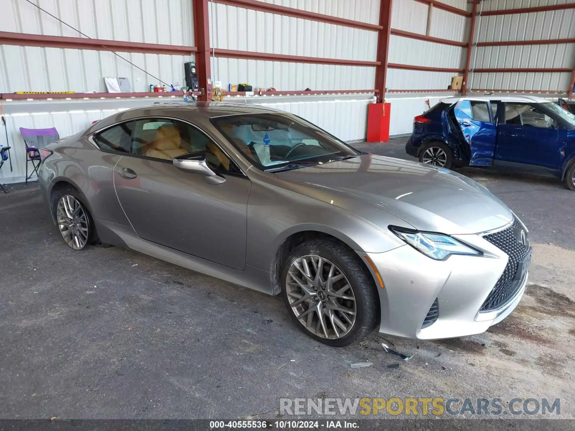 1 Photograph of a damaged car JTHD85EC5L5005761 LEXUS RC 300 2020