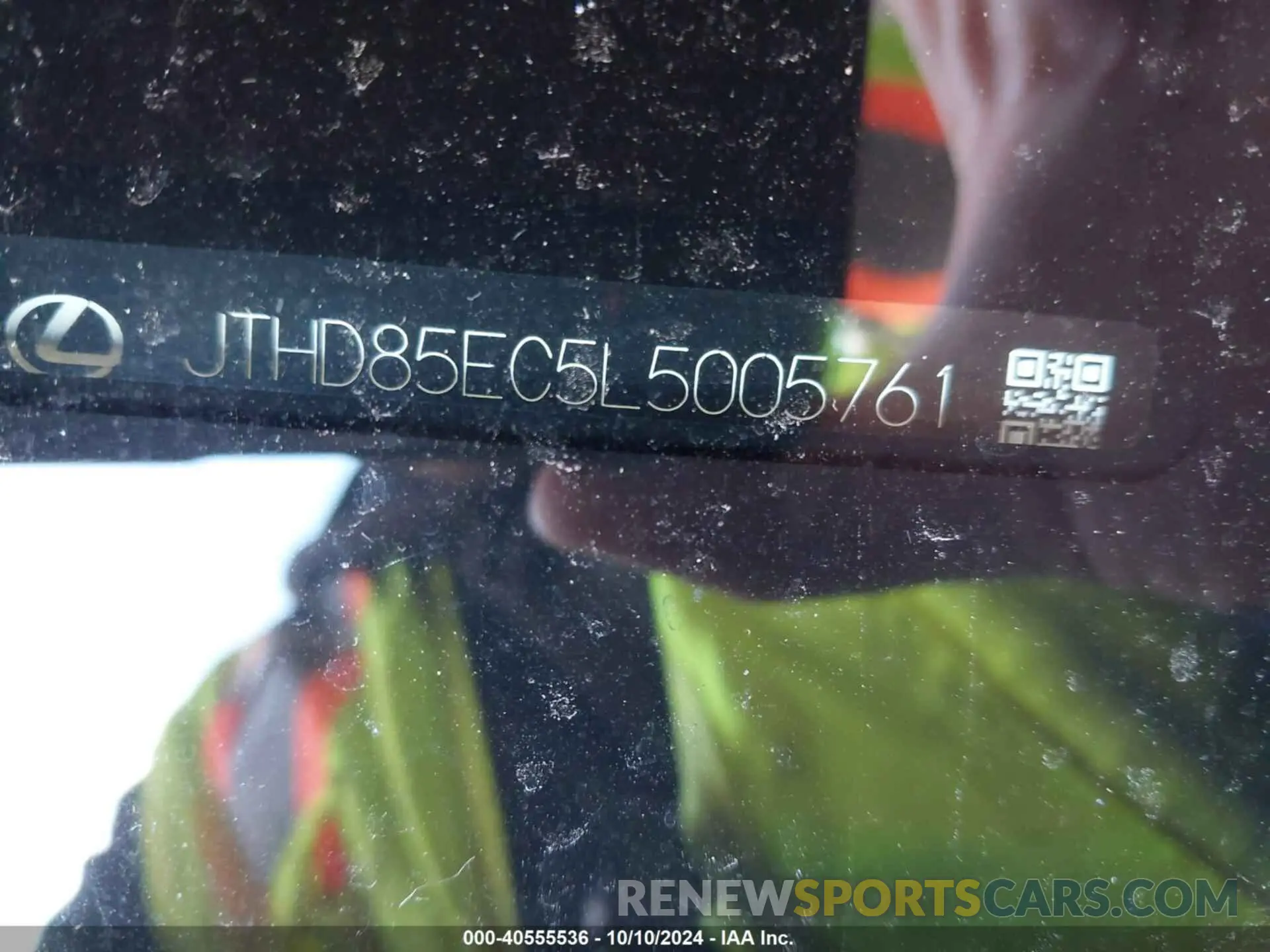 9 Photograph of a damaged car JTHD85EC5L5005761 LEXUS RC 300 2020