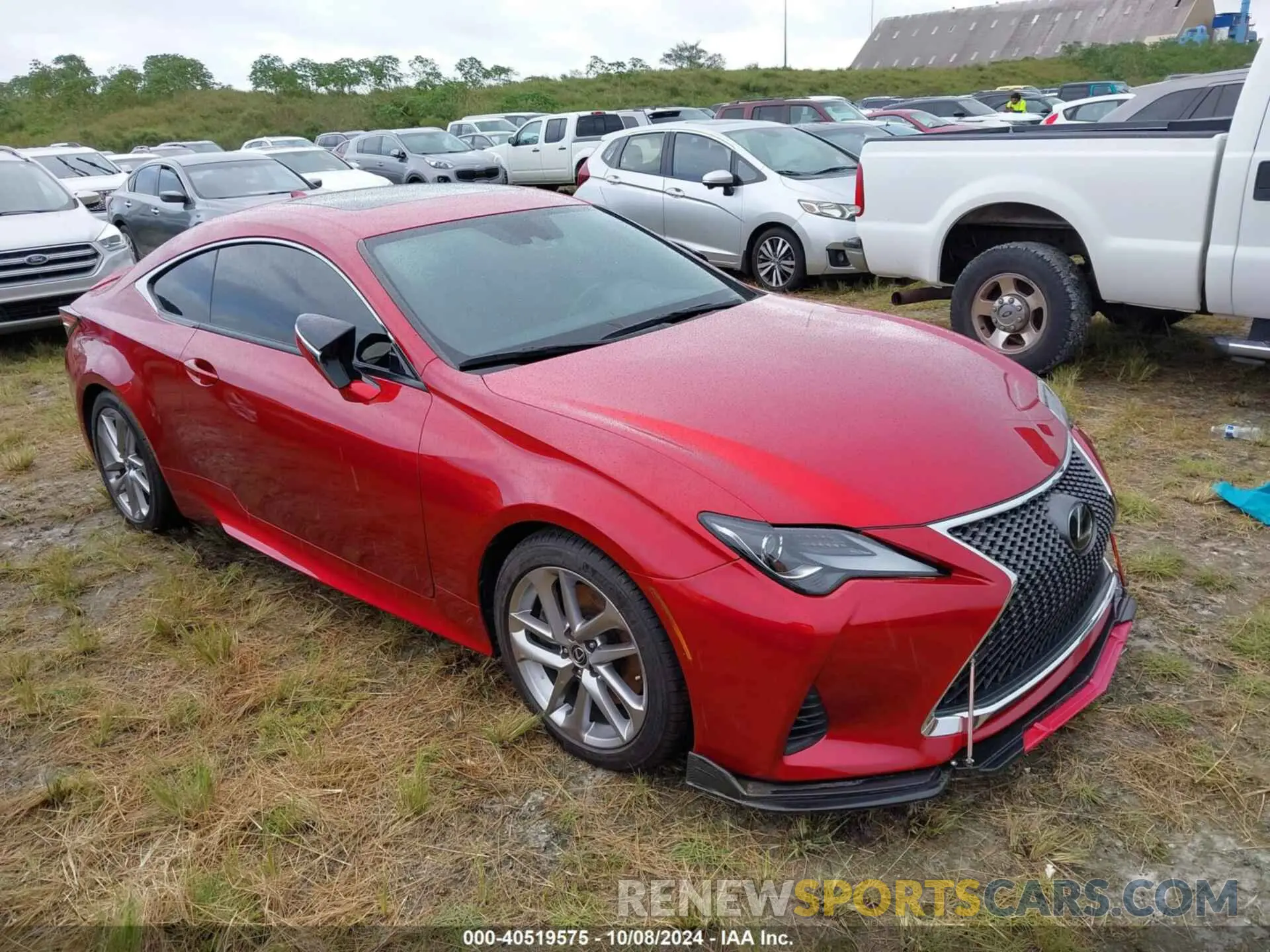 1 Photograph of a damaged car JTHAA5BC0M5011187 LEXUS RC 300 2021