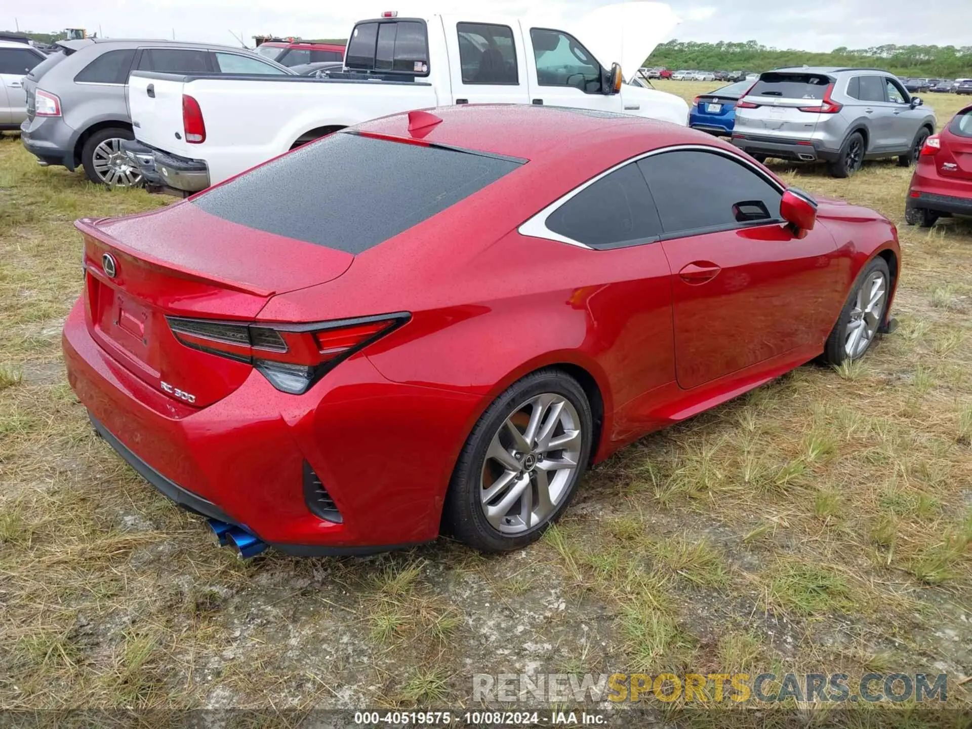 4 Photograph of a damaged car JTHAA5BC0M5011187 LEXUS RC 300 2021