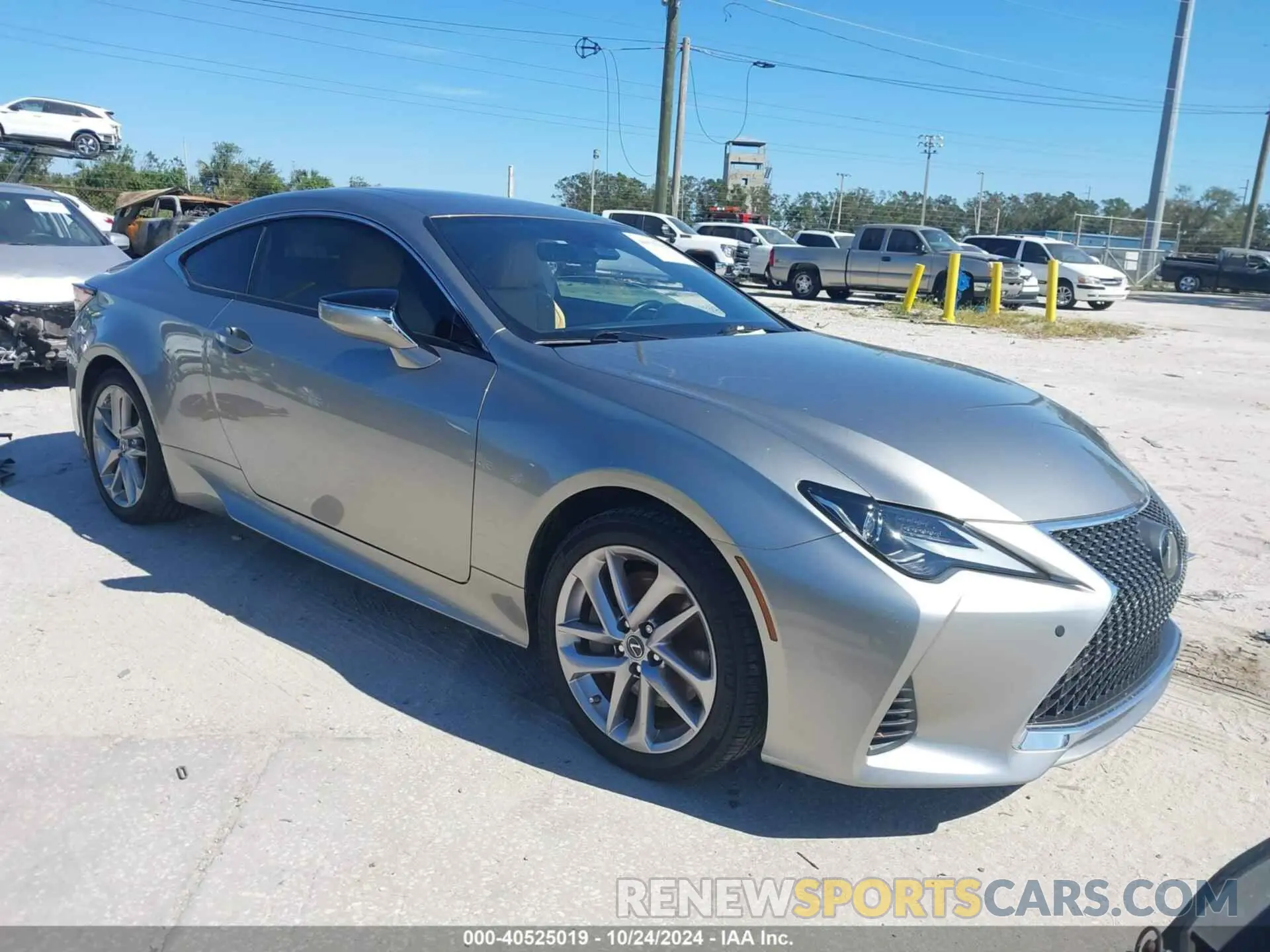 1 Photograph of a damaged car JTHAA5BC8M5011437 LEXUS RC 300 2021
