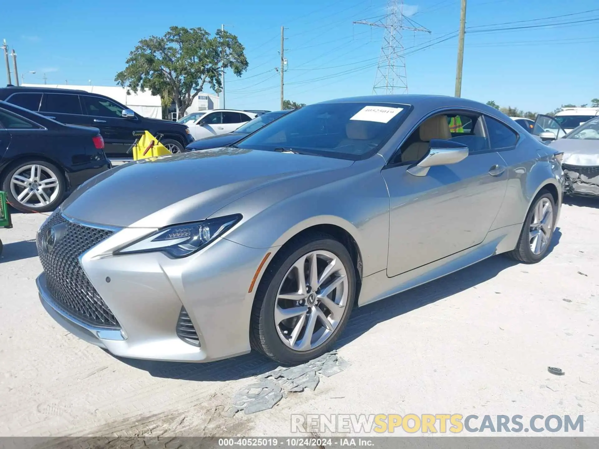 2 Photograph of a damaged car JTHAA5BC8M5011437 LEXUS RC 300 2021