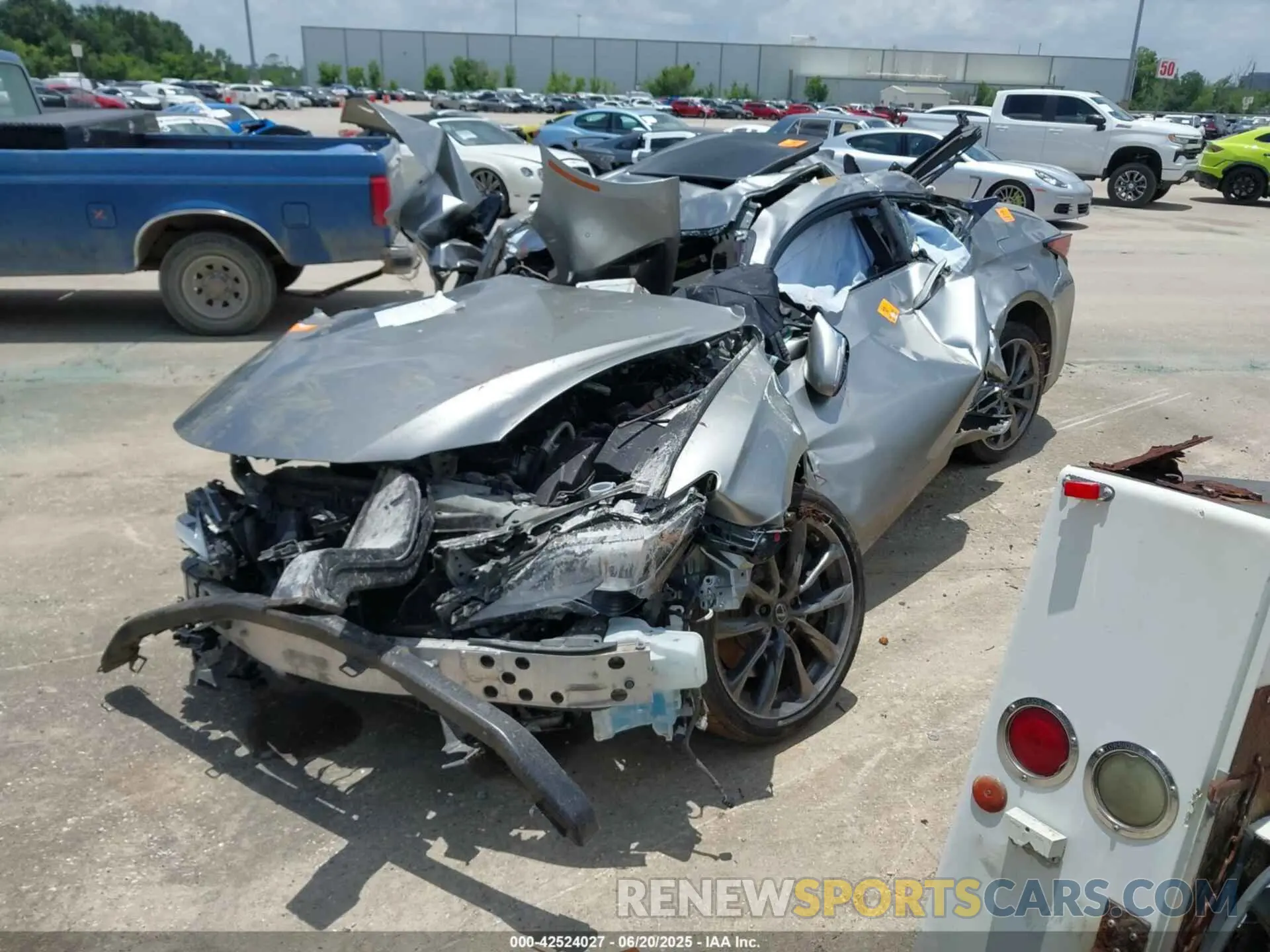 2 Photograph of a damaged car JTHGA5BC2M5011542 LEXUS RC 300 2021