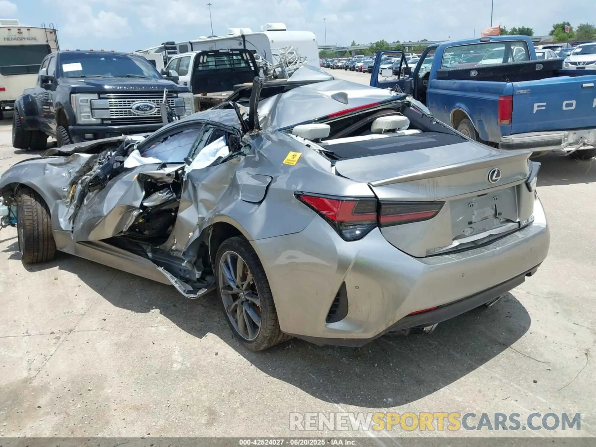 3 Photograph of a damaged car JTHGA5BC2M5011542 LEXUS RC 300 2021