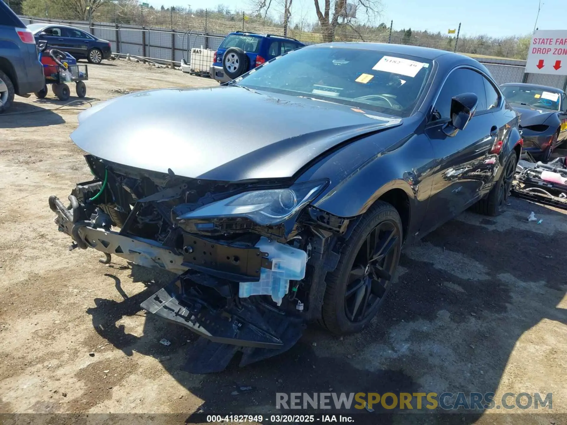 2 Photograph of a damaged car JTHDA5BC4R5012766 LEXUS RC 300 2024