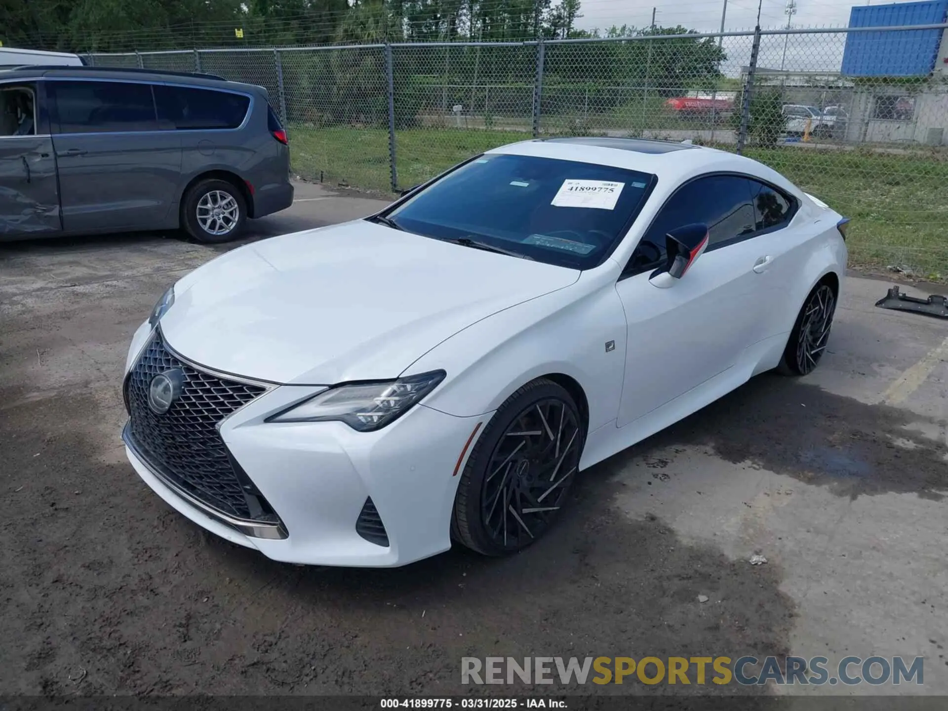 2 Photograph of a damaged car JTHHZ5BC7K5019694 LEXUS RC 350 2019