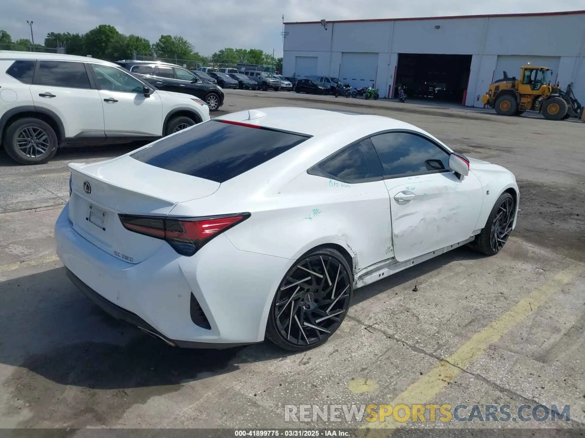 4 Photograph of a damaged car JTHHZ5BC7K5019694 LEXUS RC 350 2019