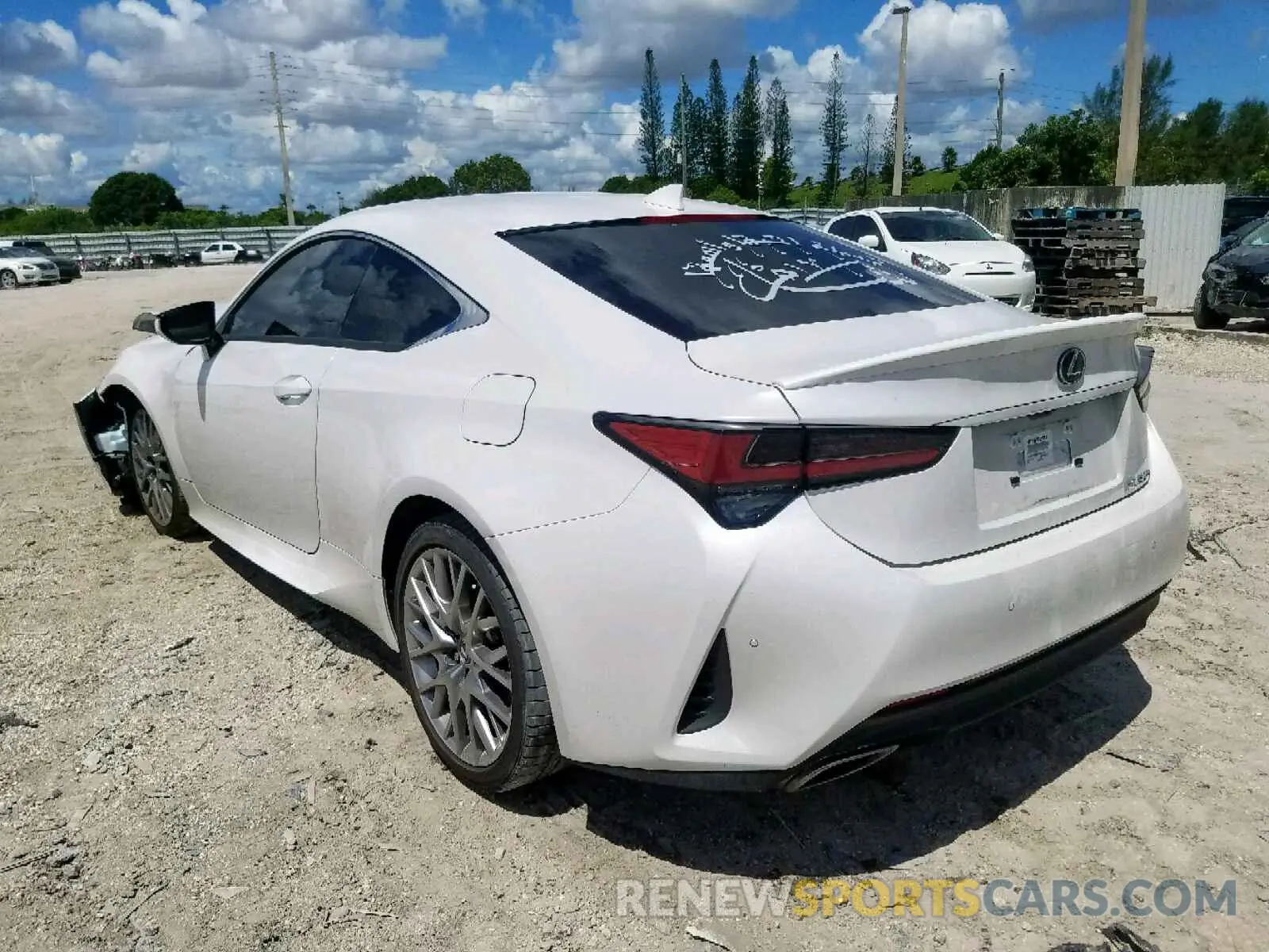3 Photograph of a damaged car JTHHZ5BC8K5020210 LEXUS RC 350 2019