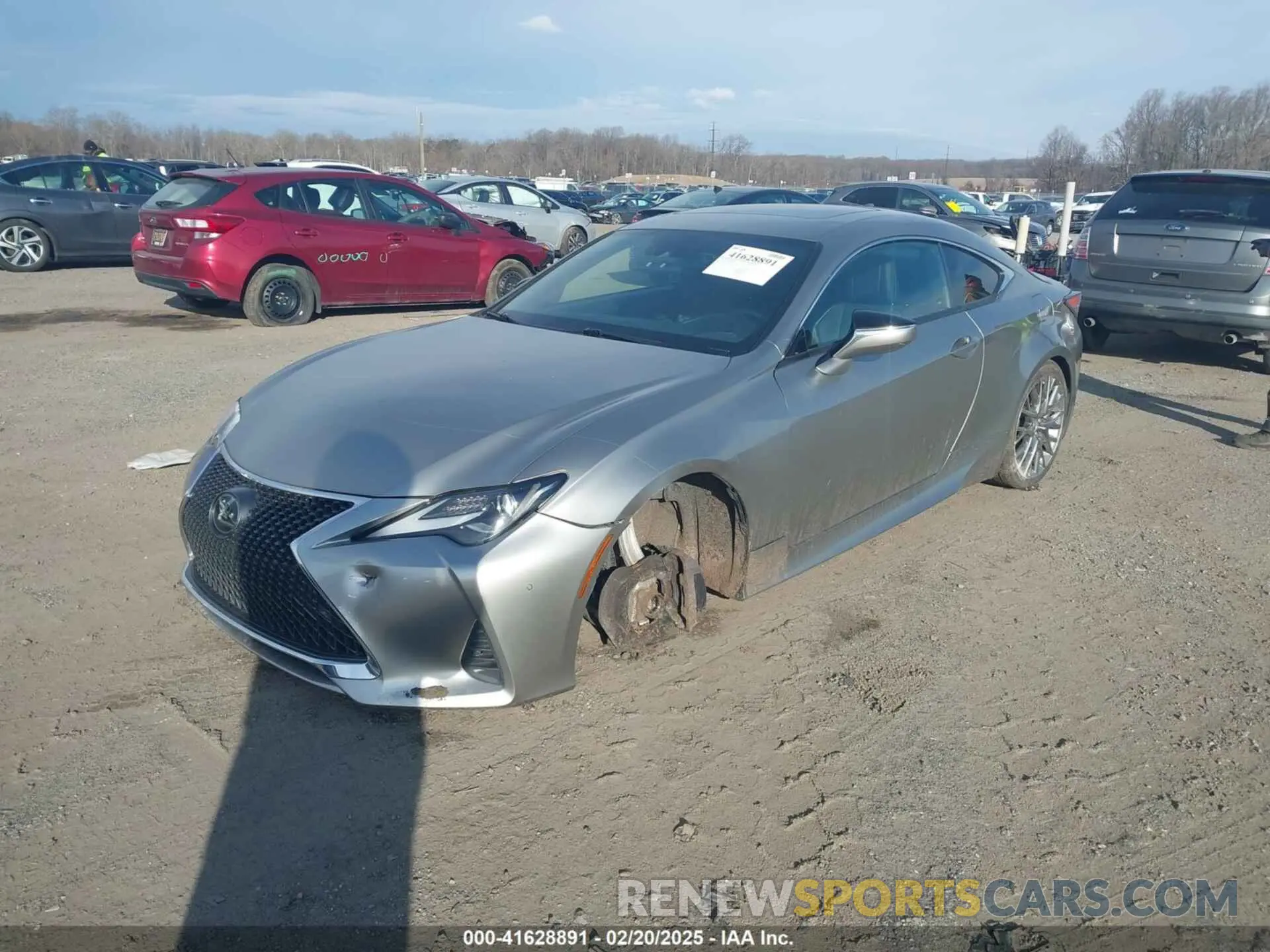 2 Photograph of a damaged car JTHHZ5BC8K5020322 LEXUS RC 350 2019
