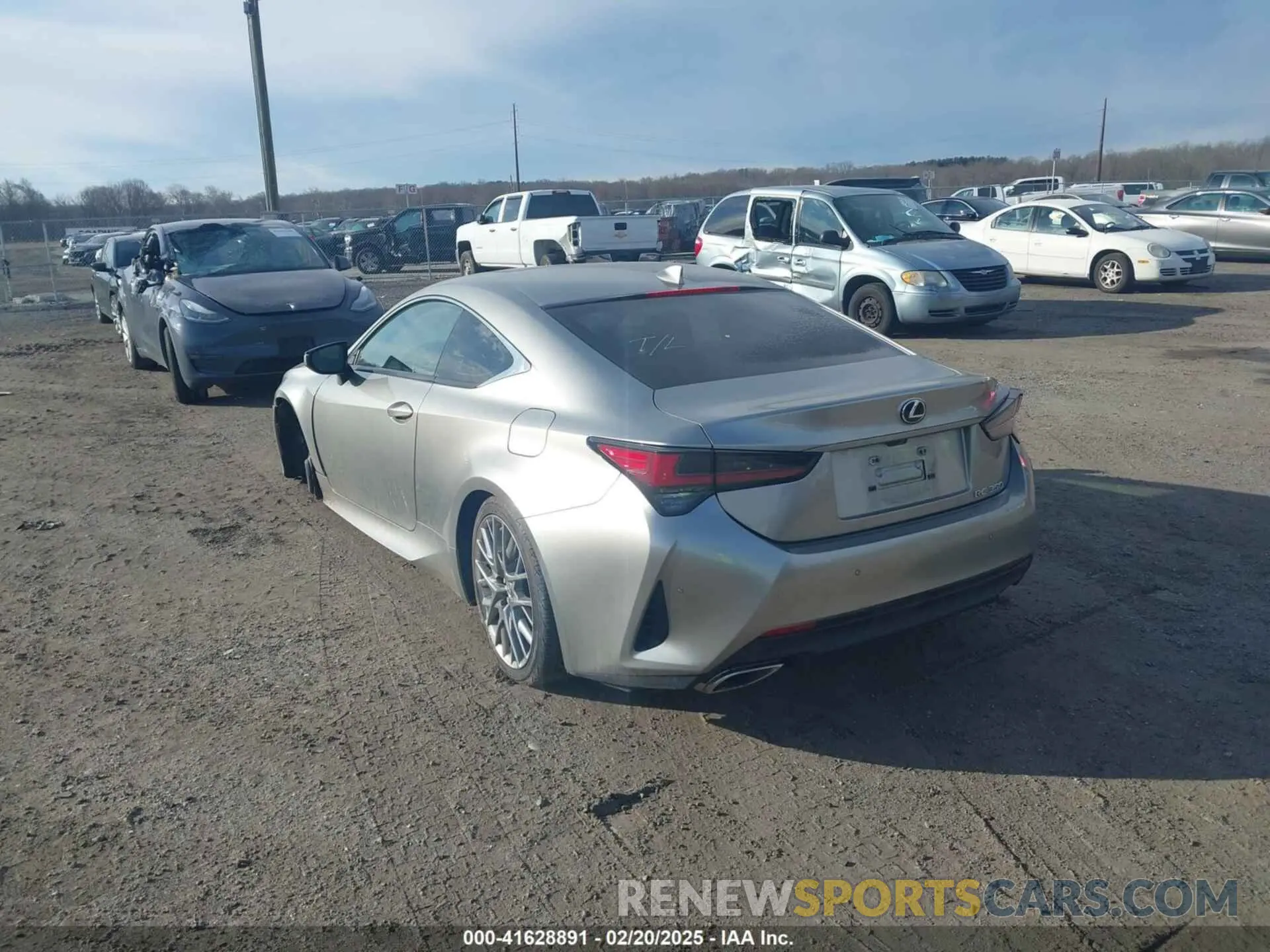 3 Photograph of a damaged car JTHHZ5BC8K5020322 LEXUS RC 350 2019
