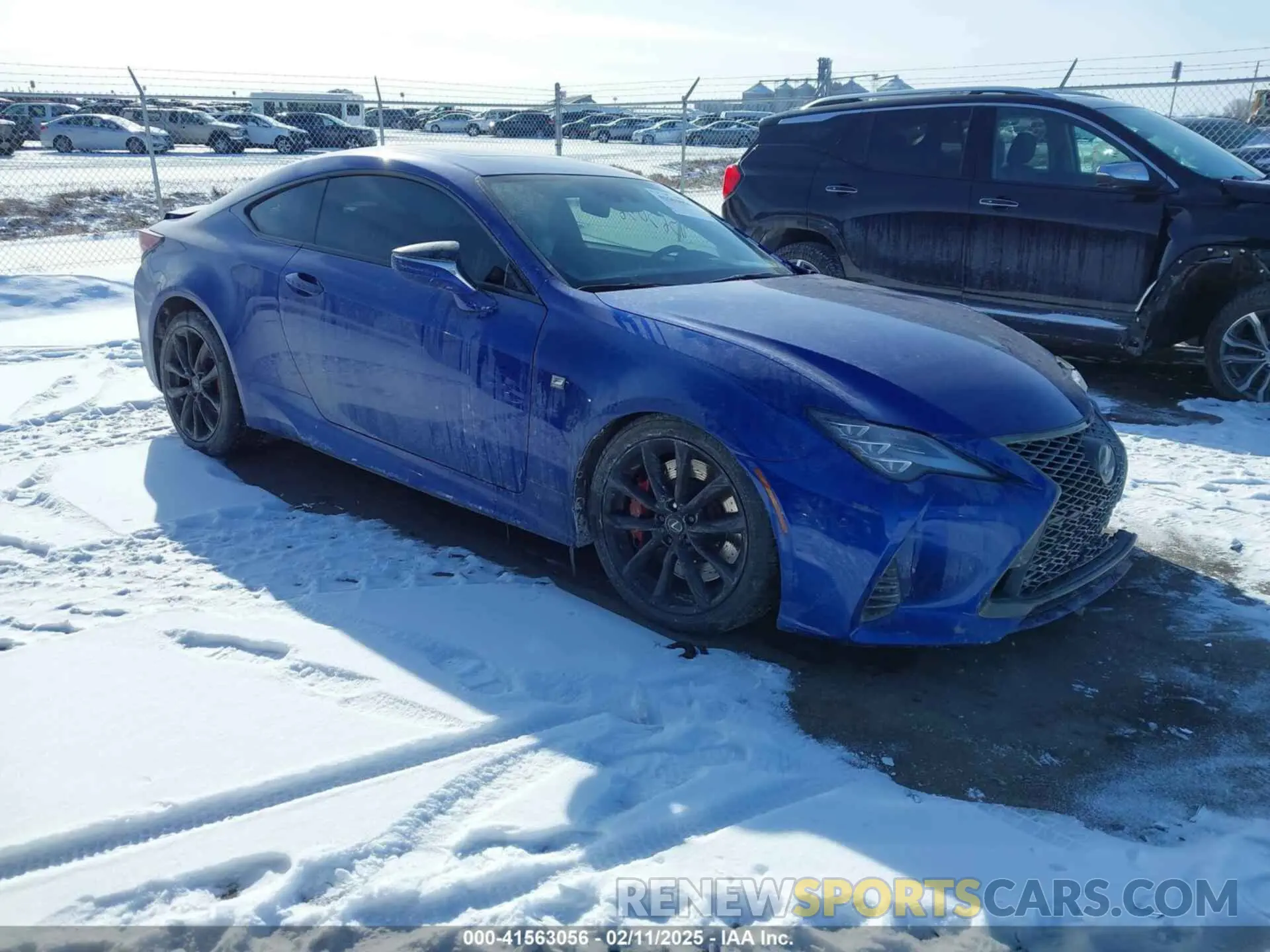 1 Photograph of a damaged car JTHSZ5BC7K5009544 LEXUS RC 350 2019
