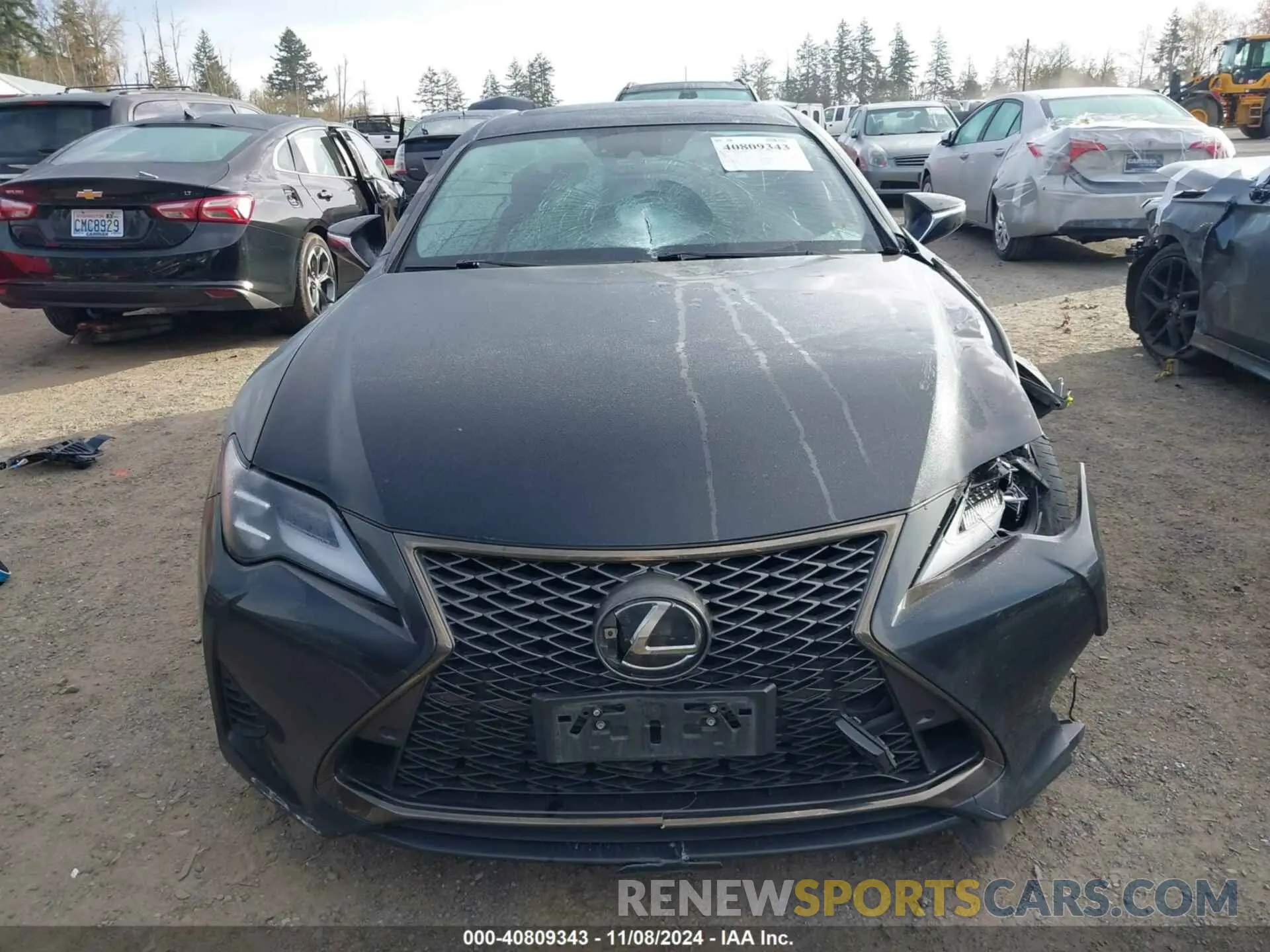 12 Photograph of a damaged car JTHGZ5BC6L5022387 LEXUS RC 350 2020