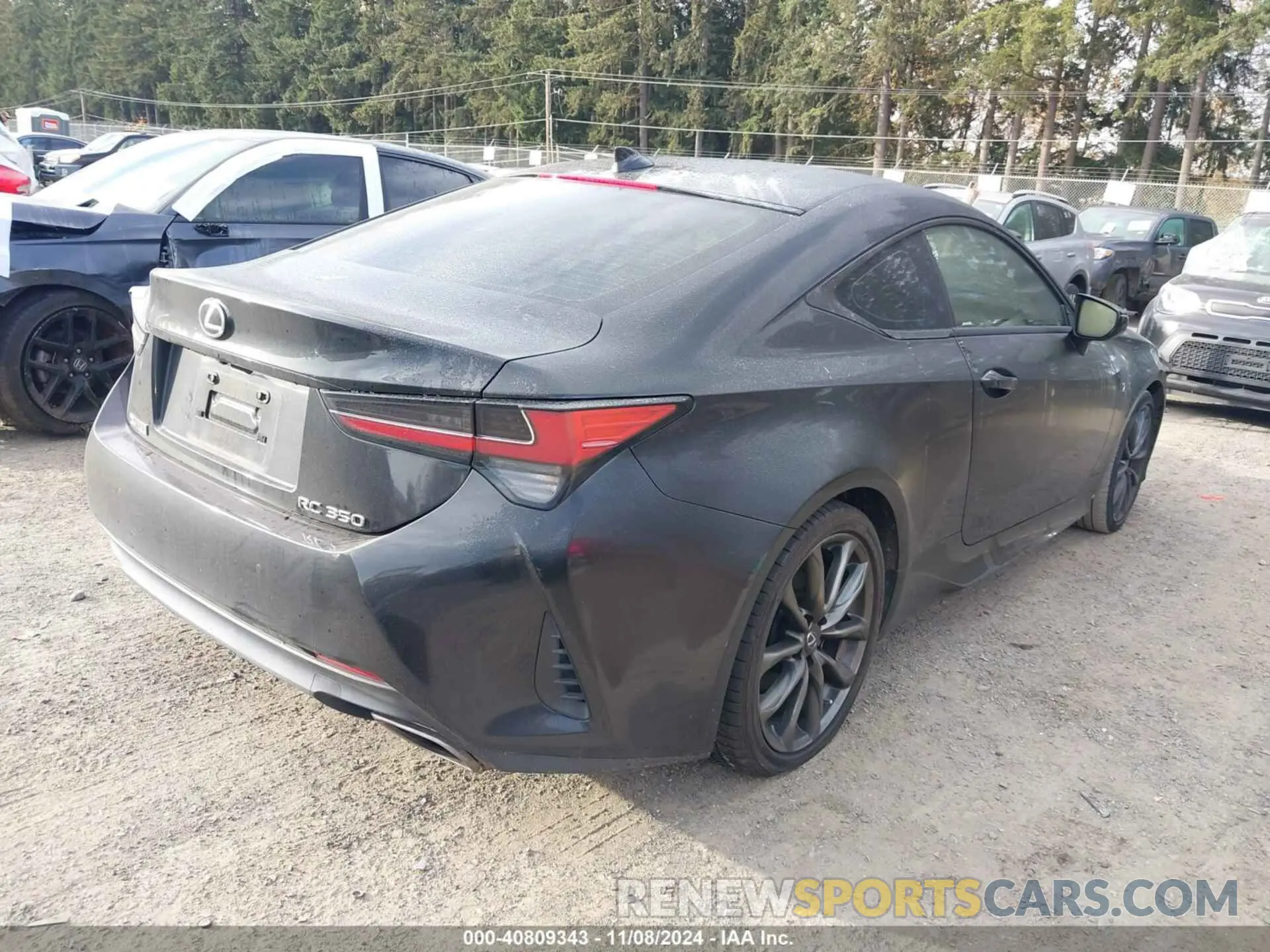 4 Photograph of a damaged car JTHGZ5BC6L5022387 LEXUS RC 350 2020