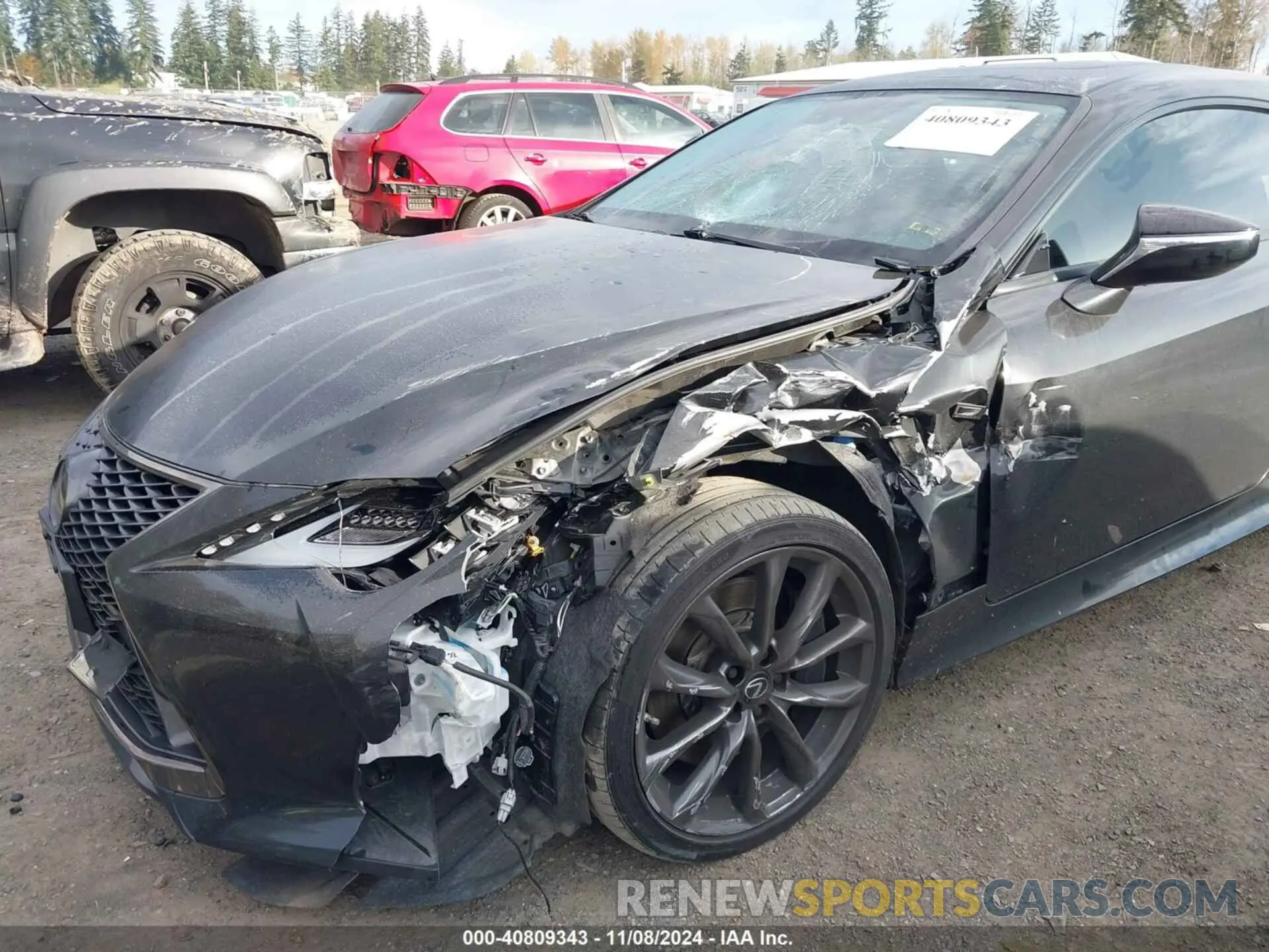 6 Photograph of a damaged car JTHGZ5BC6L5022387 LEXUS RC 350 2020