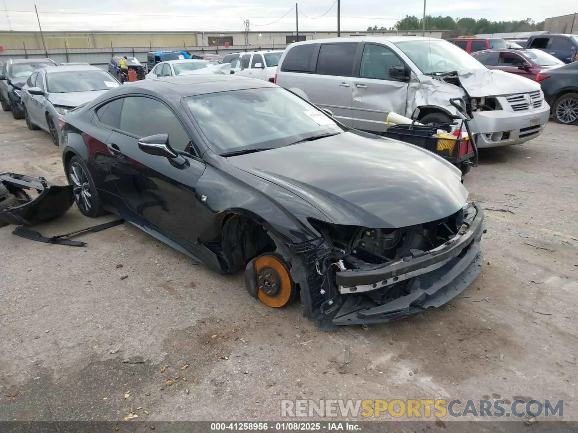 1 Photograph of a damaged car JTHGZ5DC9L5010005 LEXUS RC 350 2020