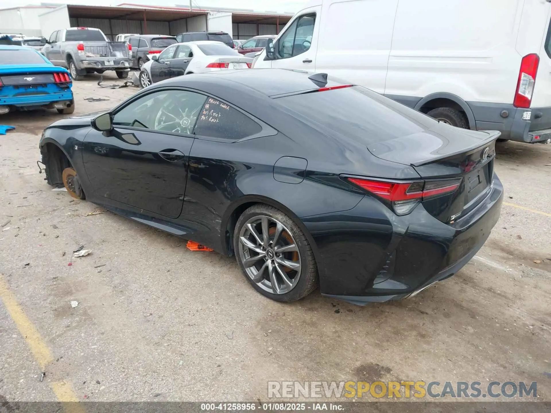 3 Photograph of a damaged car JTHGZ5DC9L5010005 LEXUS RC 350 2020