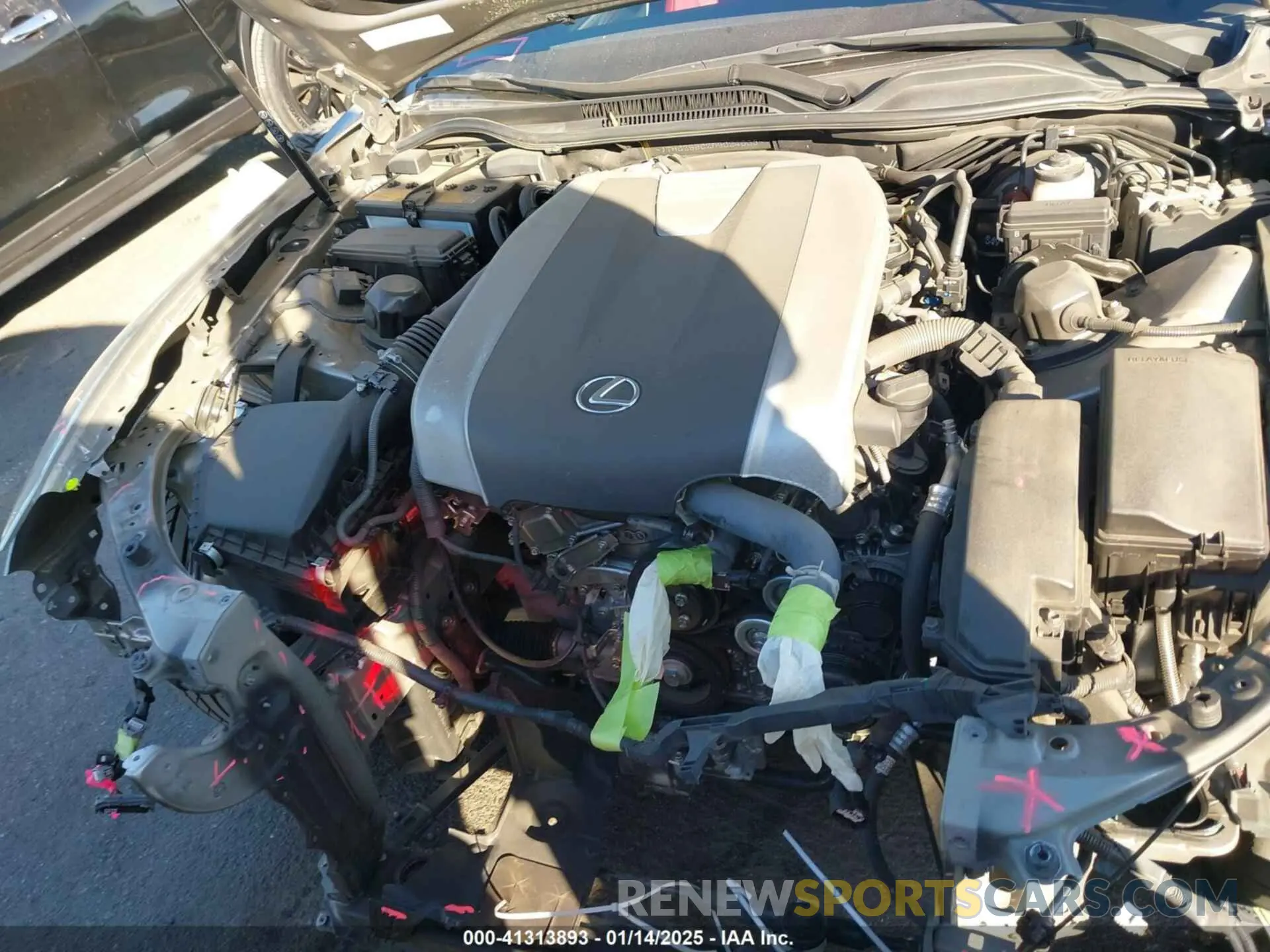 10 Photograph of a damaged car JTHGZ5BC2M5024008 LEXUS RC 350 2021