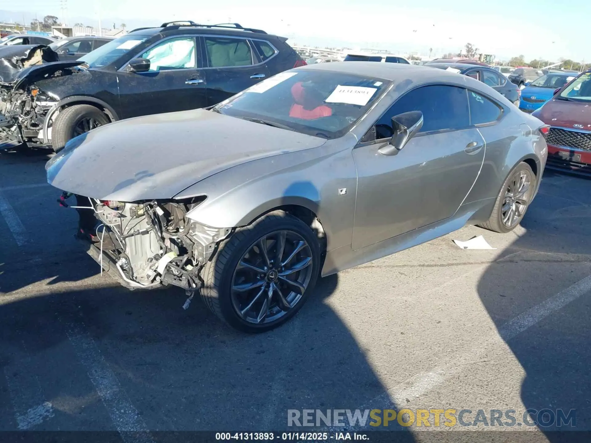 2 Photograph of a damaged car JTHGZ5BC2M5024008 LEXUS RC 350 2021