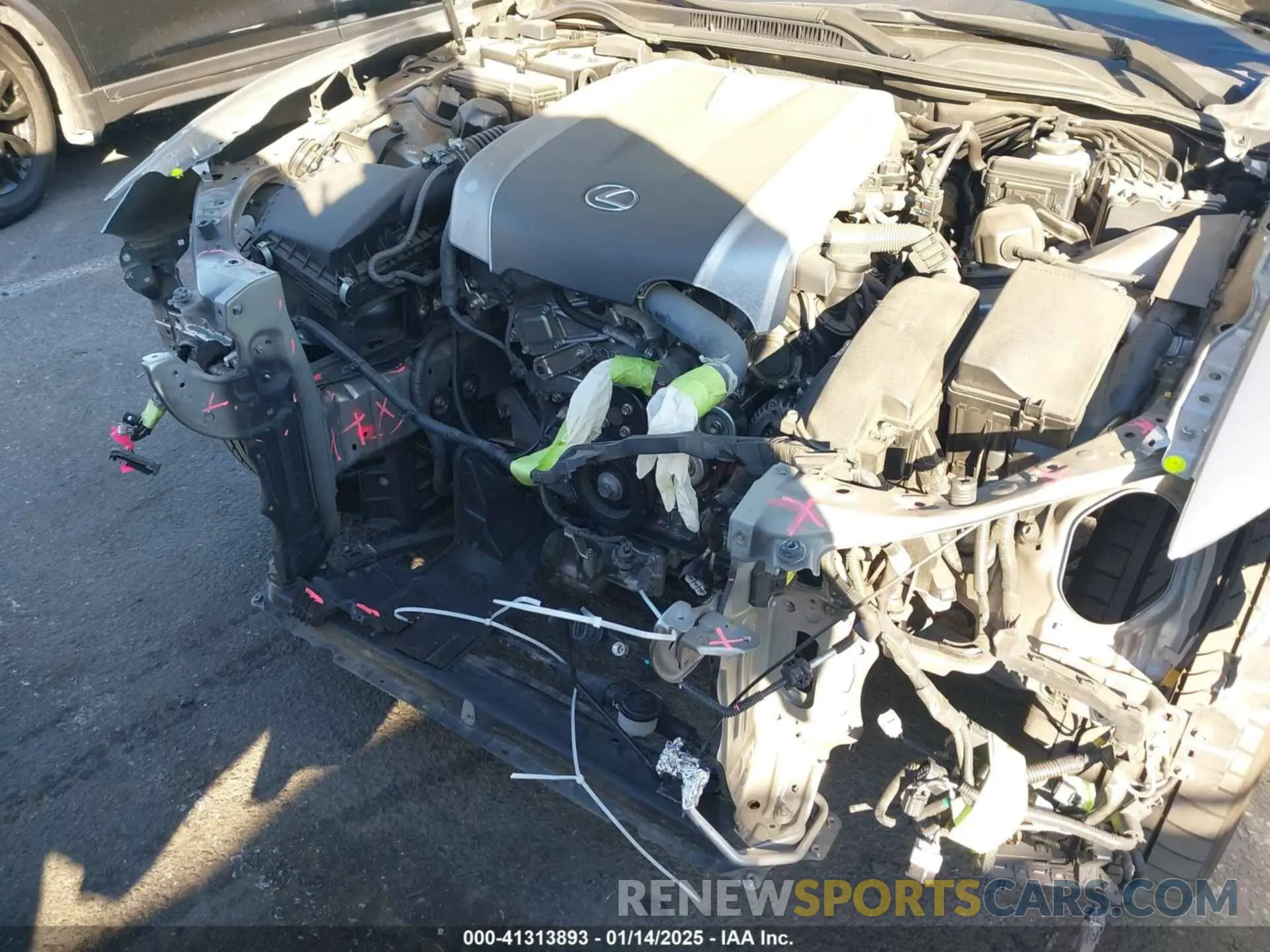 6 Photograph of a damaged car JTHGZ5BC2M5024008 LEXUS RC 350 2021