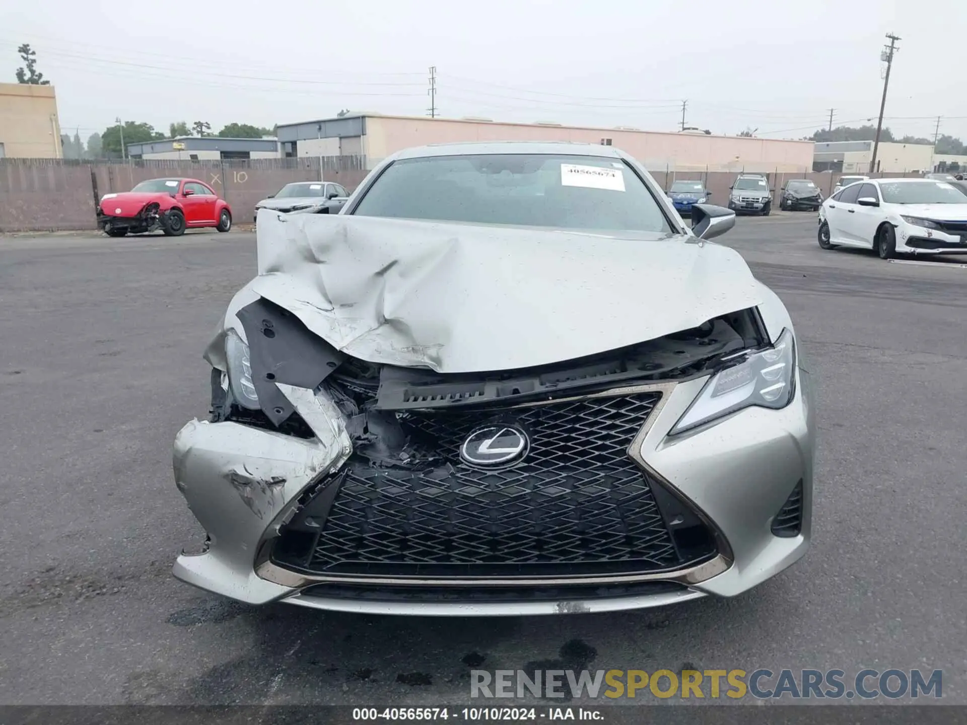 12 Photograph of a damaged car JTHGZ5BC7M5024571 LEXUS RC 350 2021