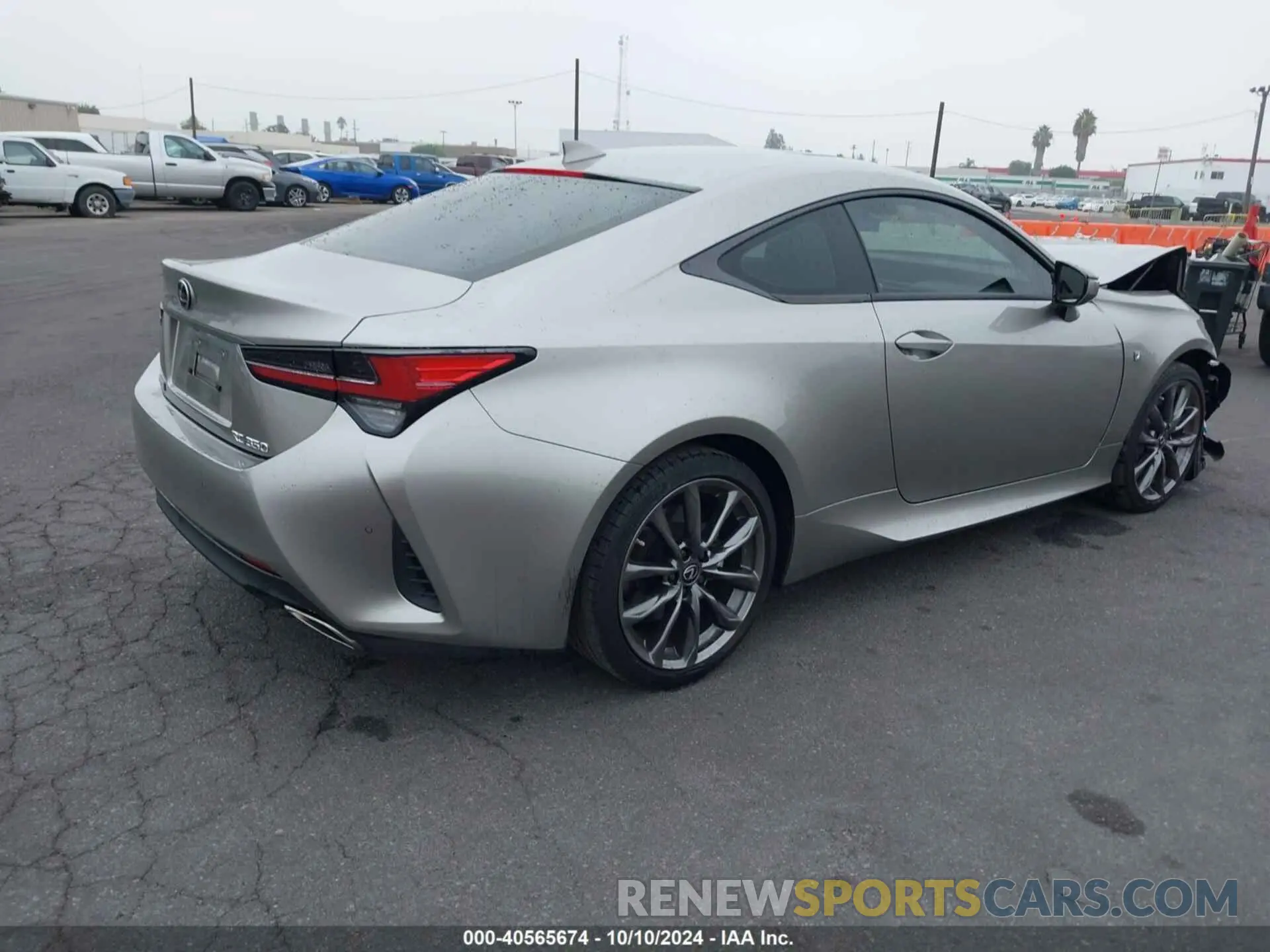 4 Photograph of a damaged car JTHGZ5BC7M5024571 LEXUS RC 350 2021
