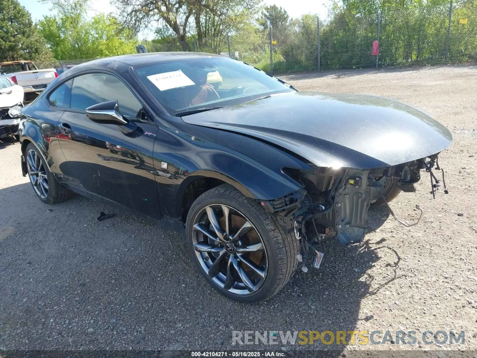 1 Photograph of a damaged car JTHGZ5DCXM5010807 LEXUS RC 350 2021