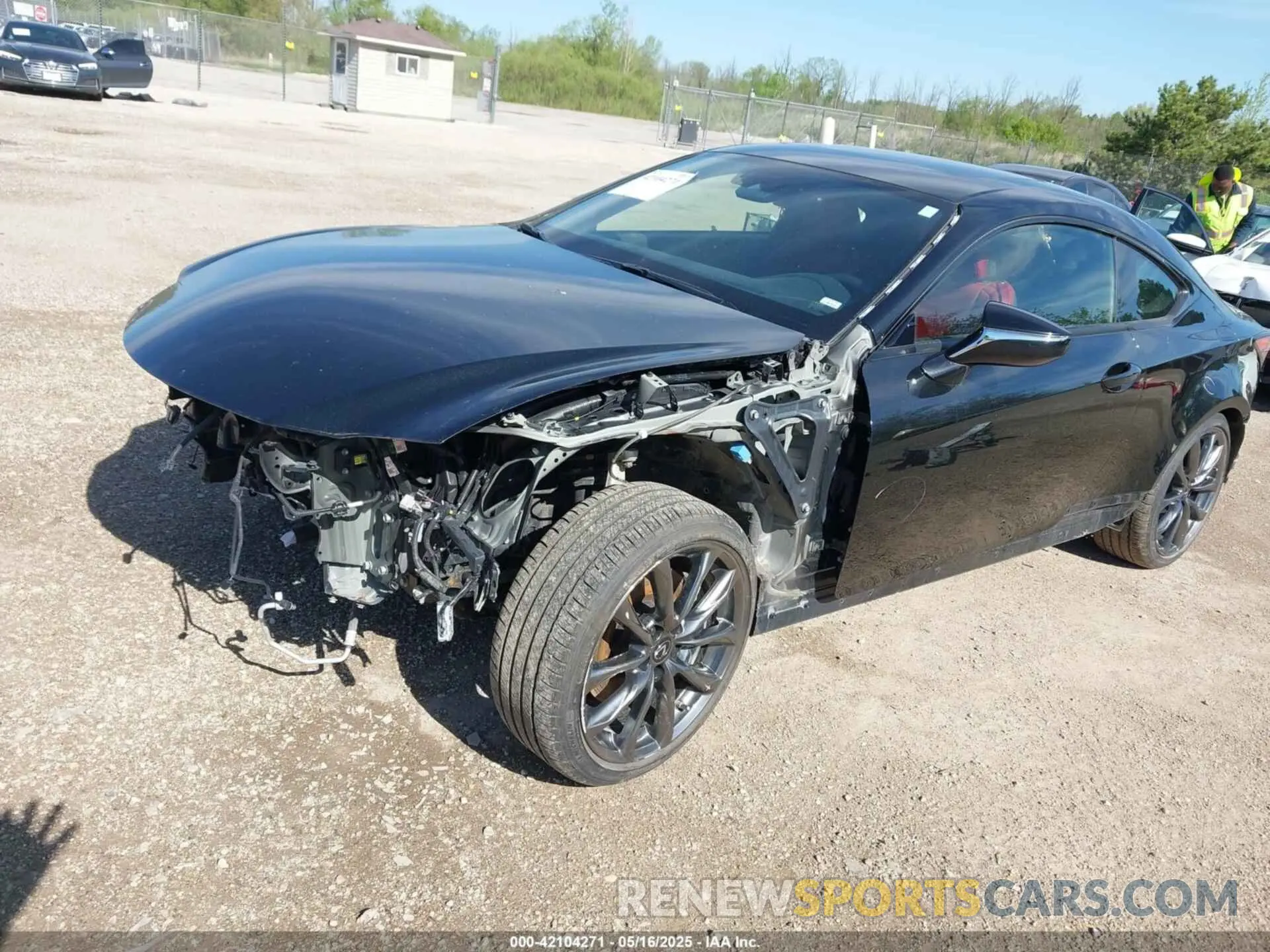 2 Photograph of a damaged car JTHGZ5DCXM5010807 LEXUS RC 350 2021
