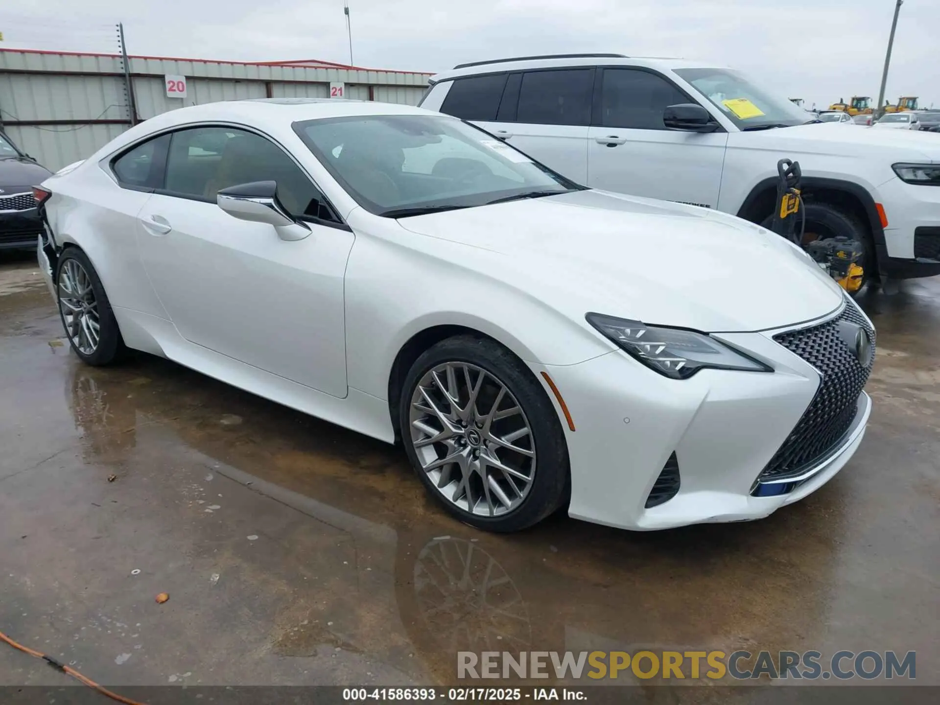 1 Photograph of a damaged car JTHDZ5BC2N5025440 LEXUS RC 350 2022
