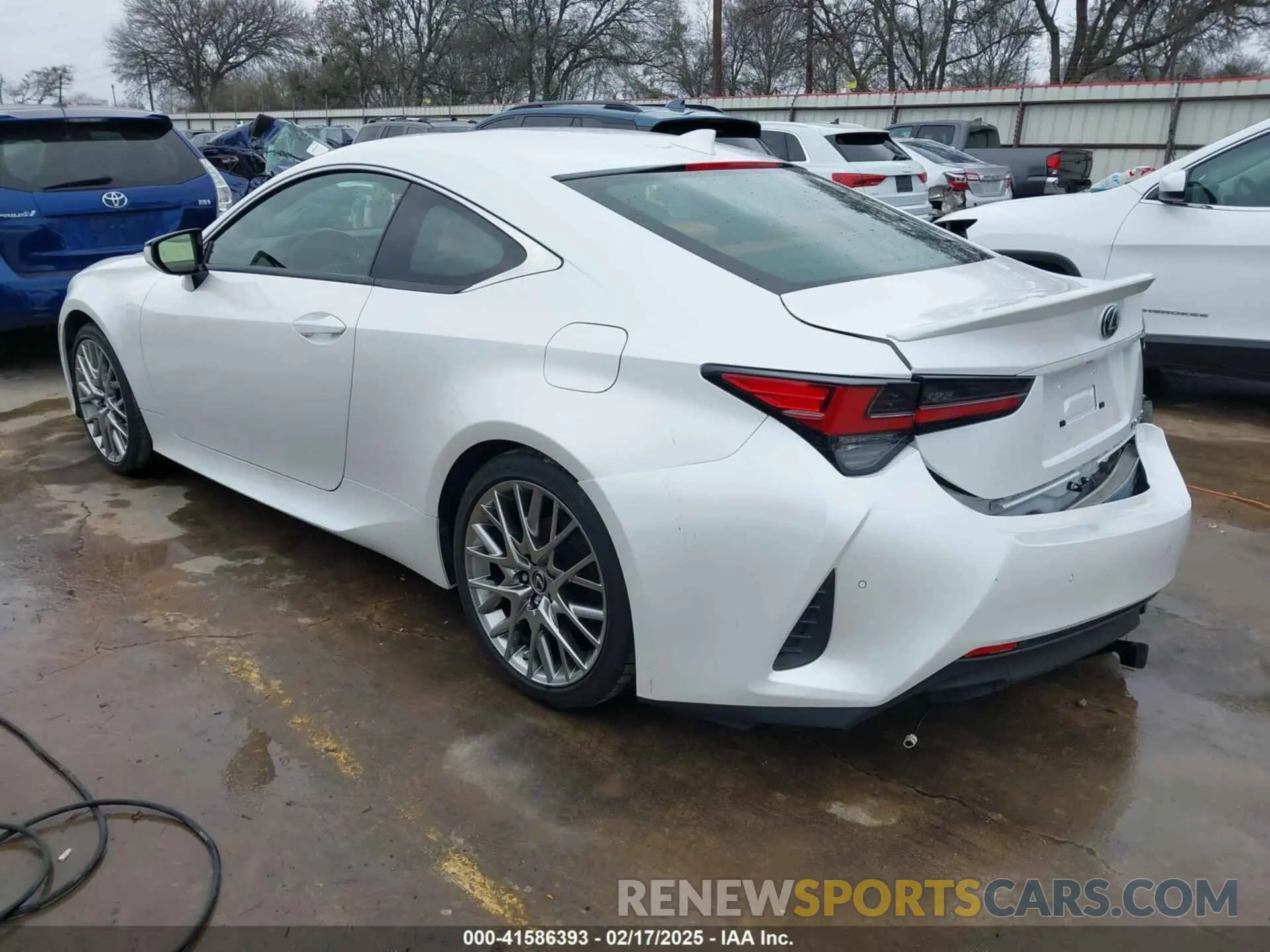 3 Photograph of a damaged car JTHDZ5BC2N5025440 LEXUS RC 350 2022