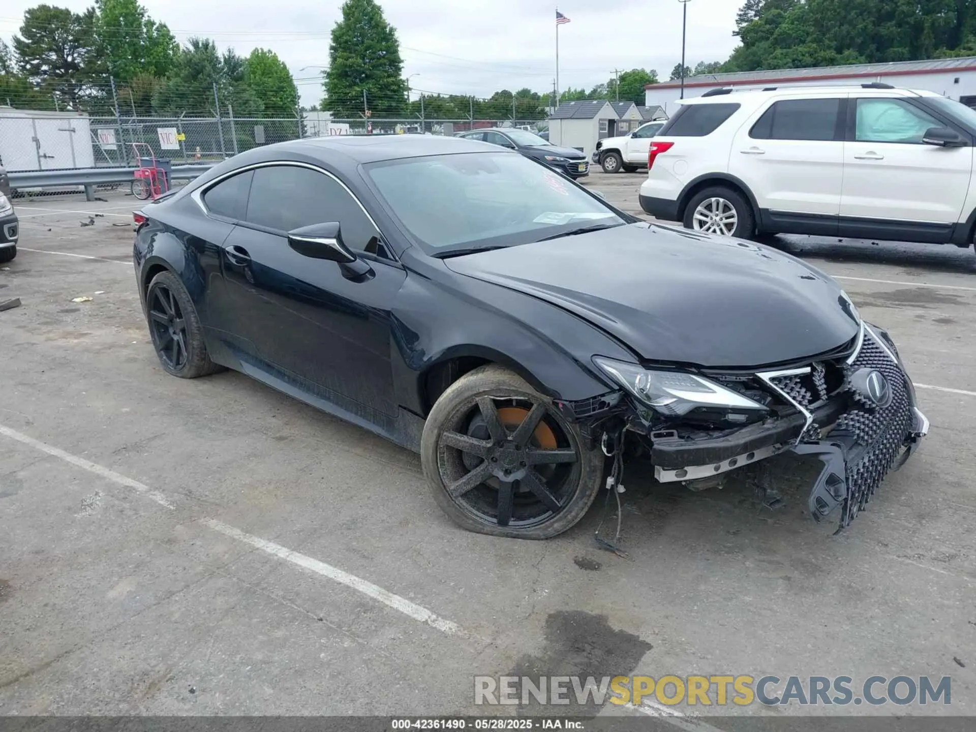 1 Photograph of a damaged car JTHDZ5BC3N5026483 LEXUS RC 350 2022