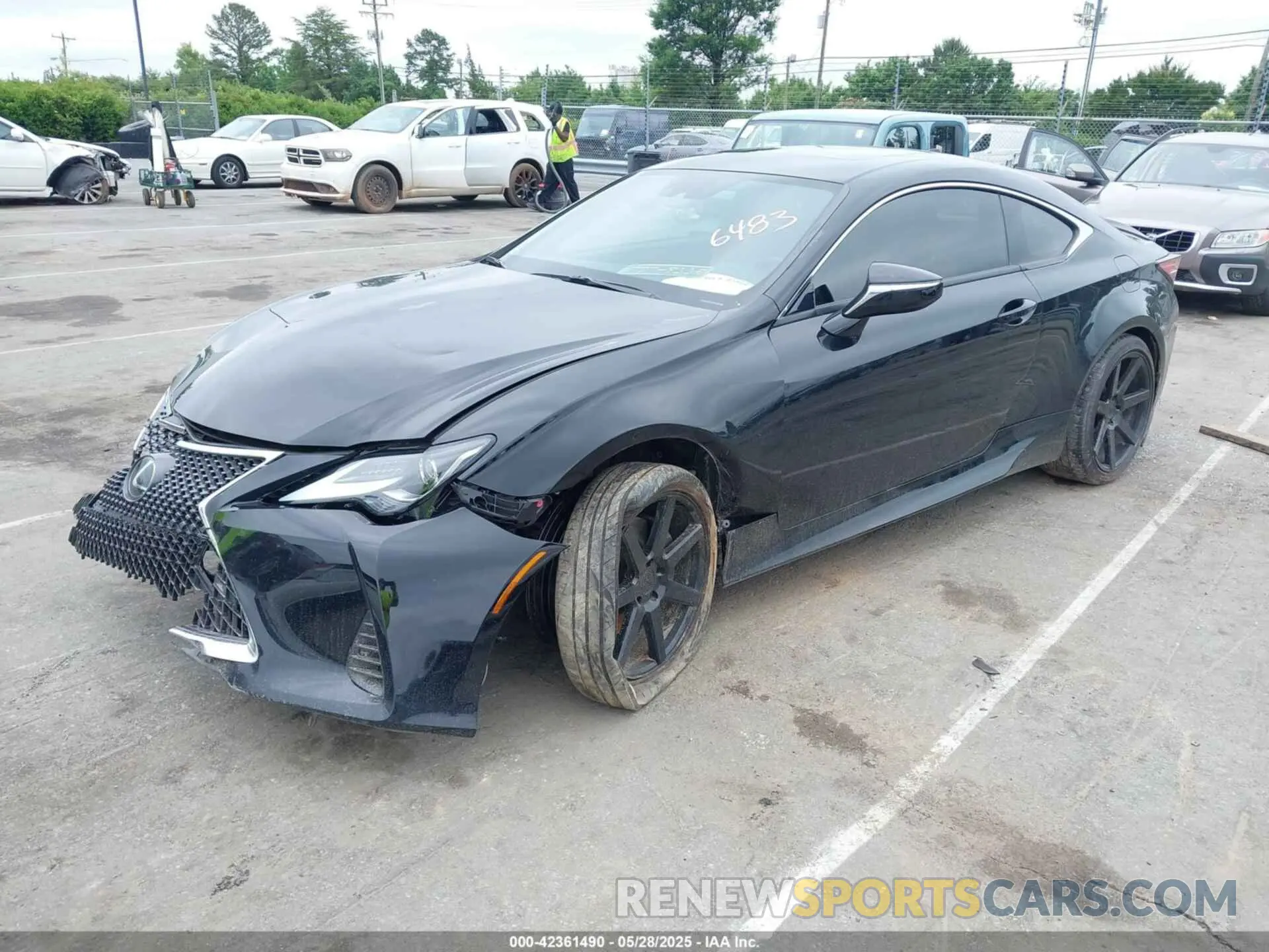2 Photograph of a damaged car JTHDZ5BC3N5026483 LEXUS RC 350 2022