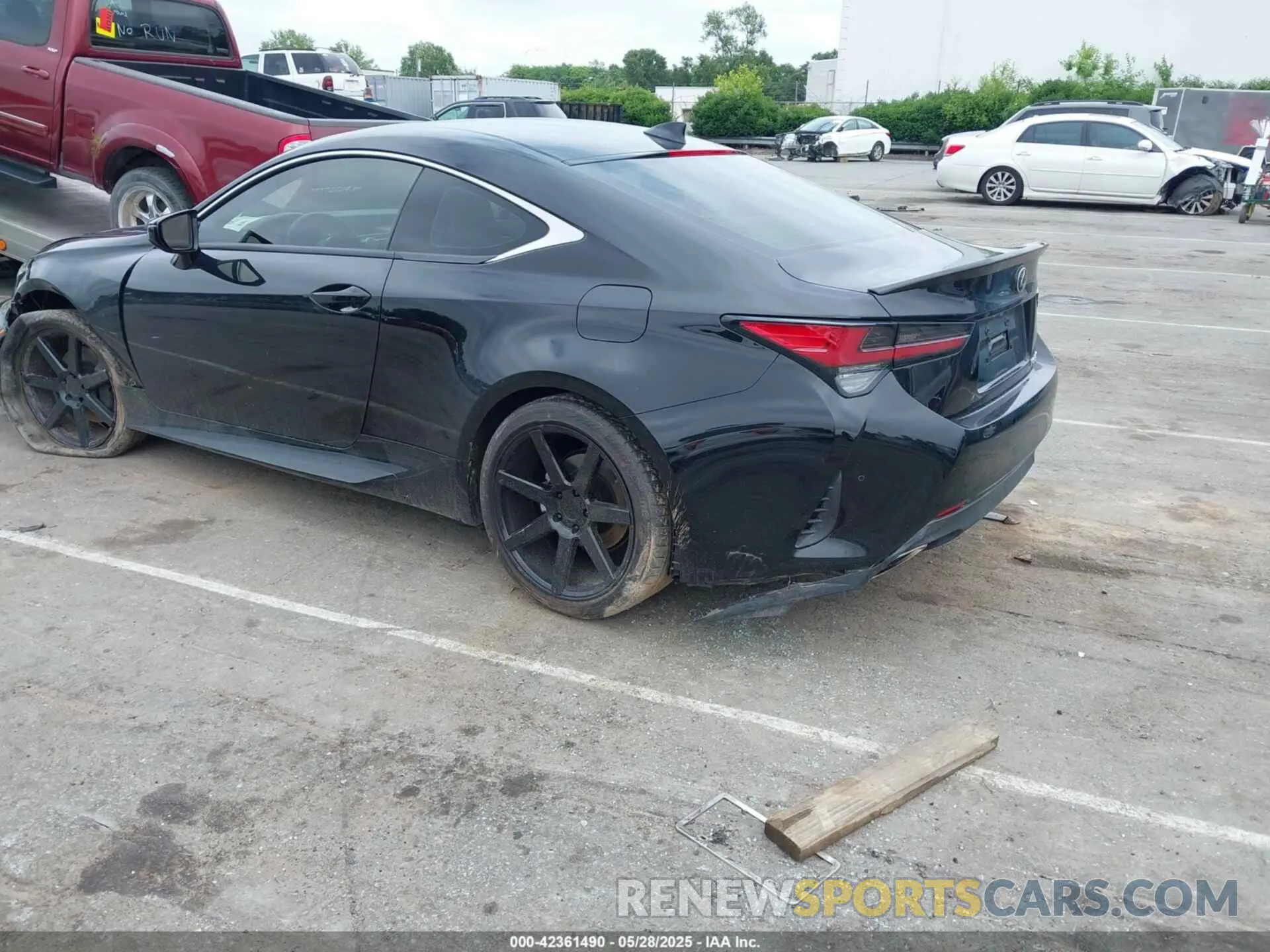 3 Photograph of a damaged car JTHDZ5BC3N5026483 LEXUS RC 350 2022