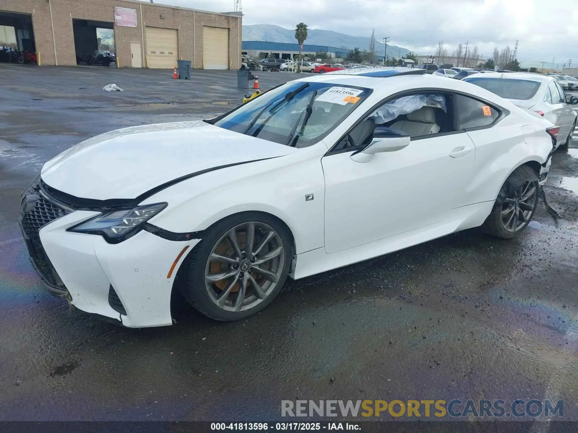 2 Photograph of a damaged car JTHGZ5BC3N5026089 LEXUS RC 350 2022