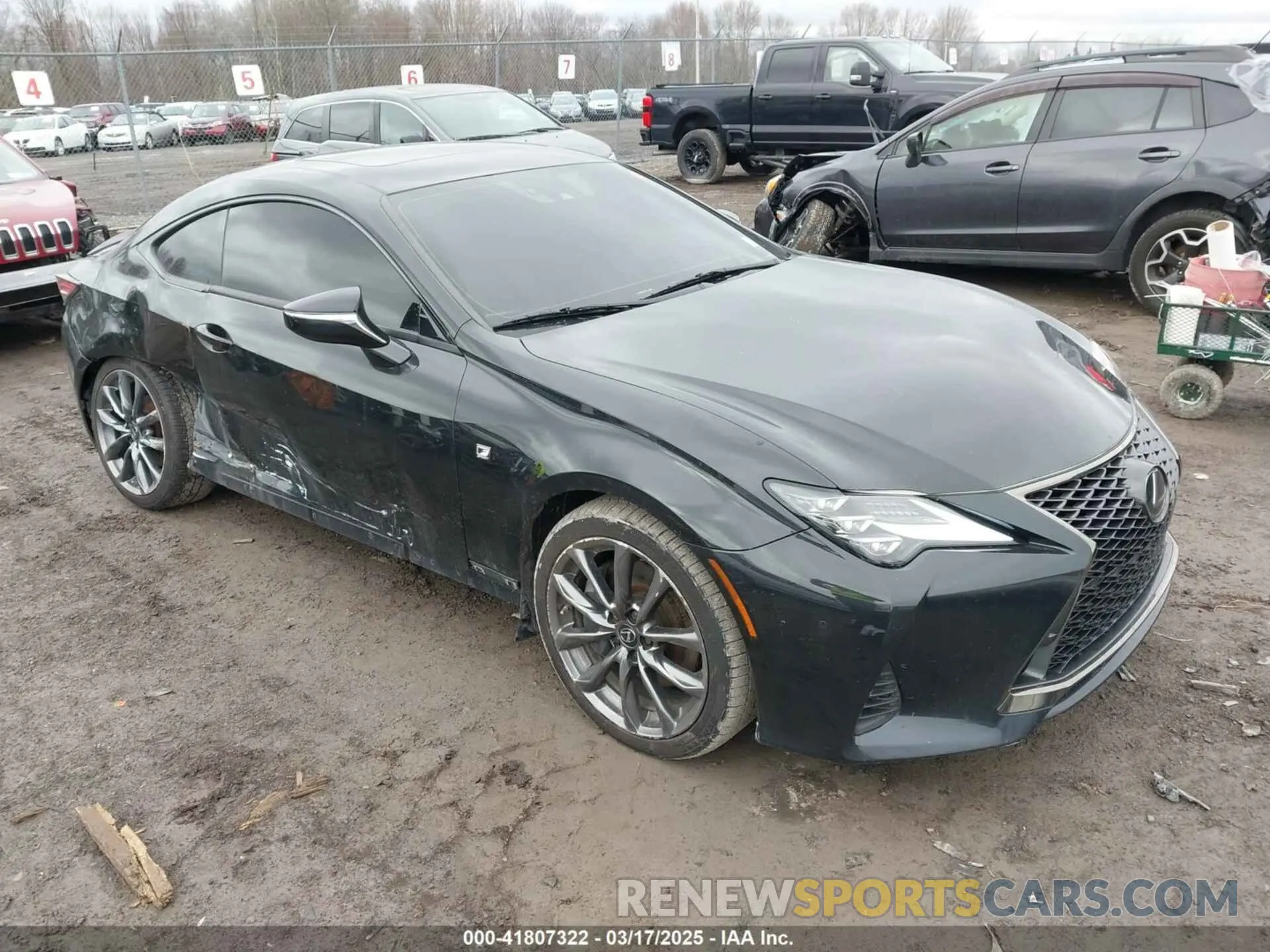 1 Photograph of a damaged car JTHGZ5DC7N5011561 LEXUS RC 350 2022