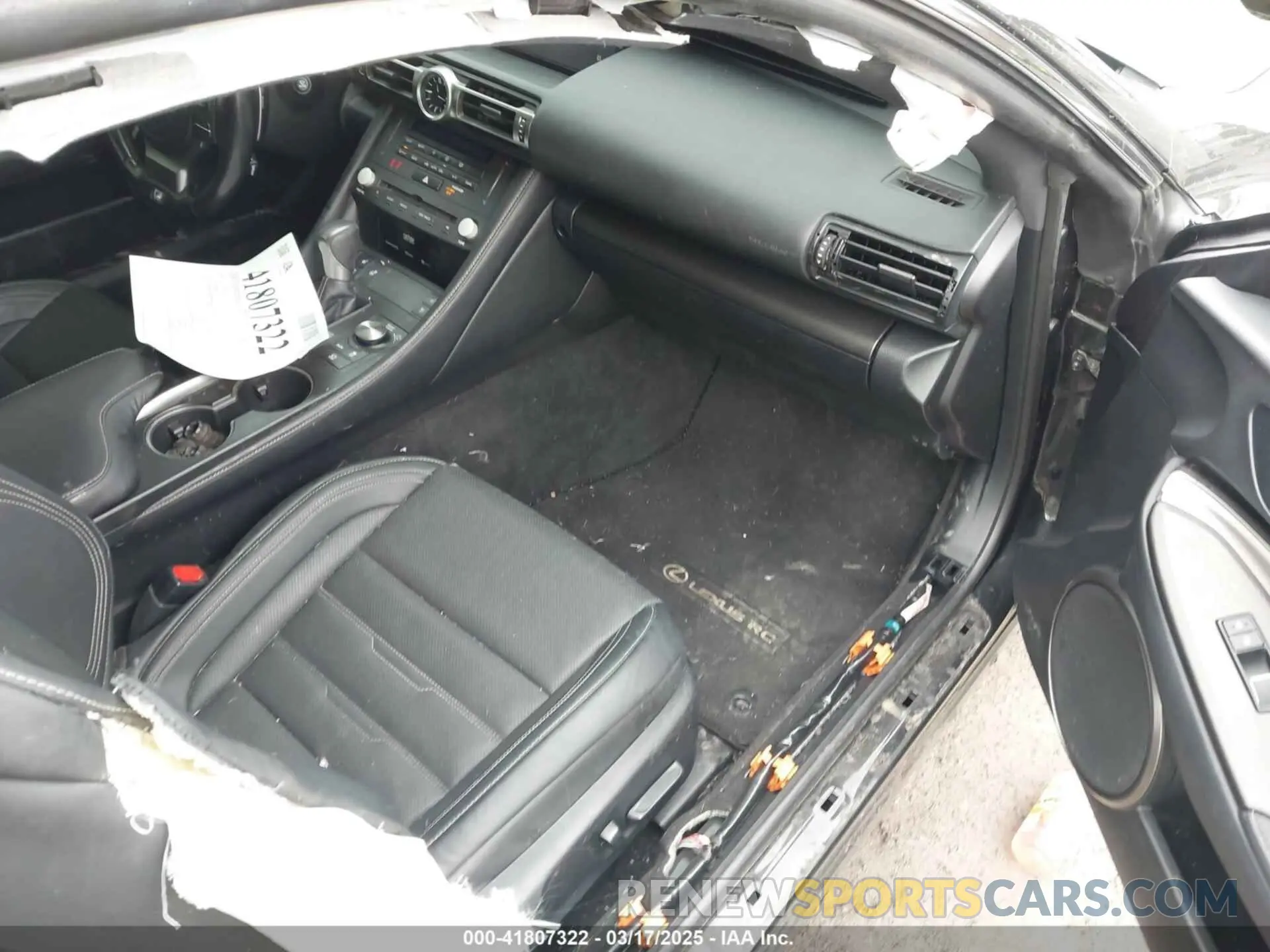 5 Photograph of a damaged car JTHGZ5DC7N5011561 LEXUS RC 350 2022