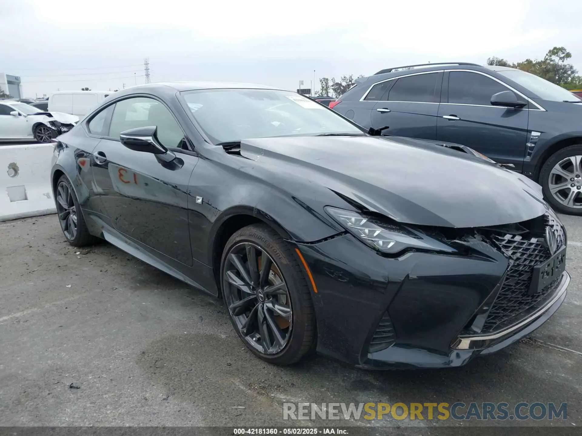 1 Photograph of a damaged car JTHGZ5BC4P5027402 LEXUS RC 350 2023