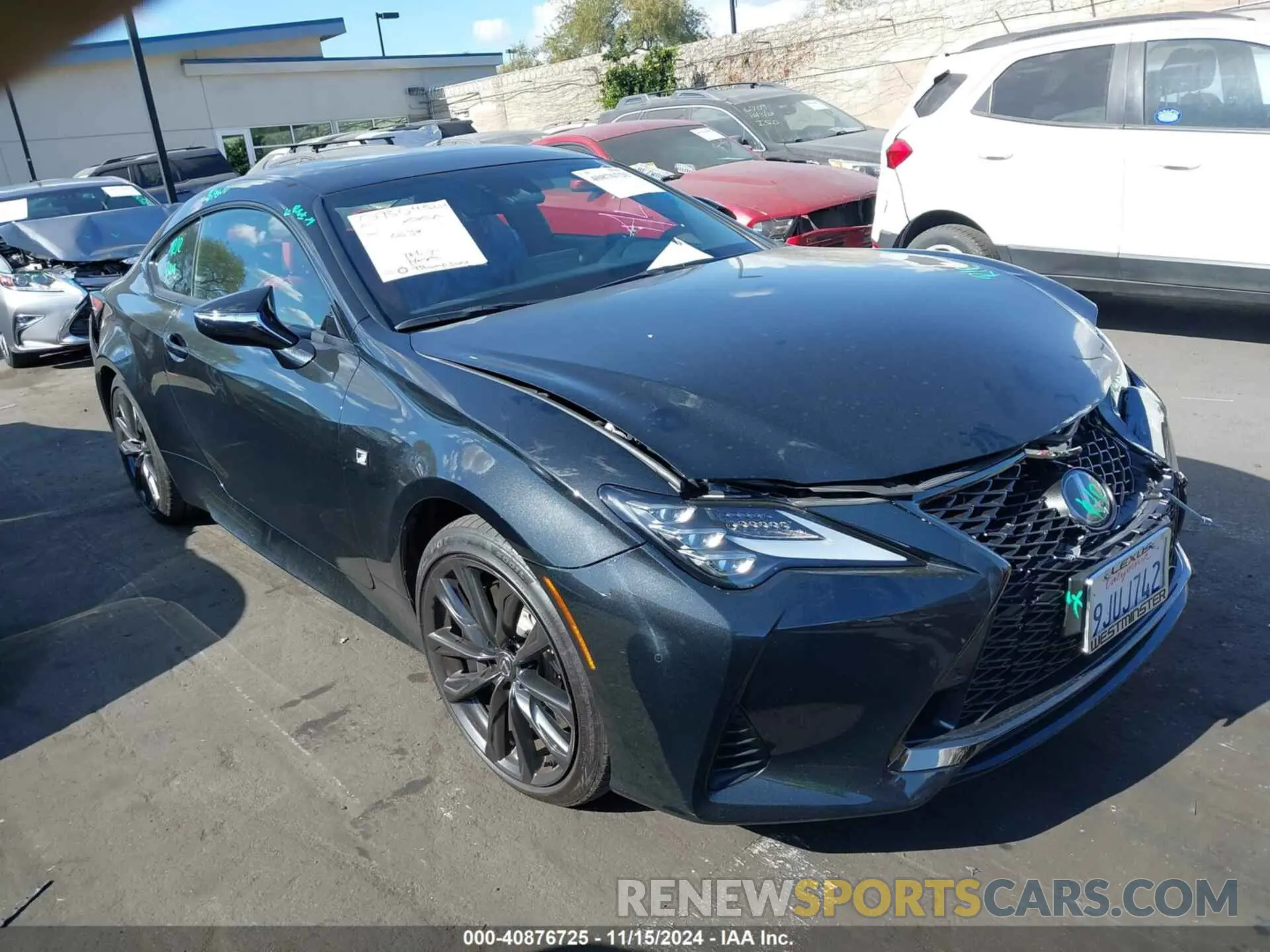 1 Photograph of a damaged car JTHGZ5BCXP5027274 LEXUS RC 350 2023