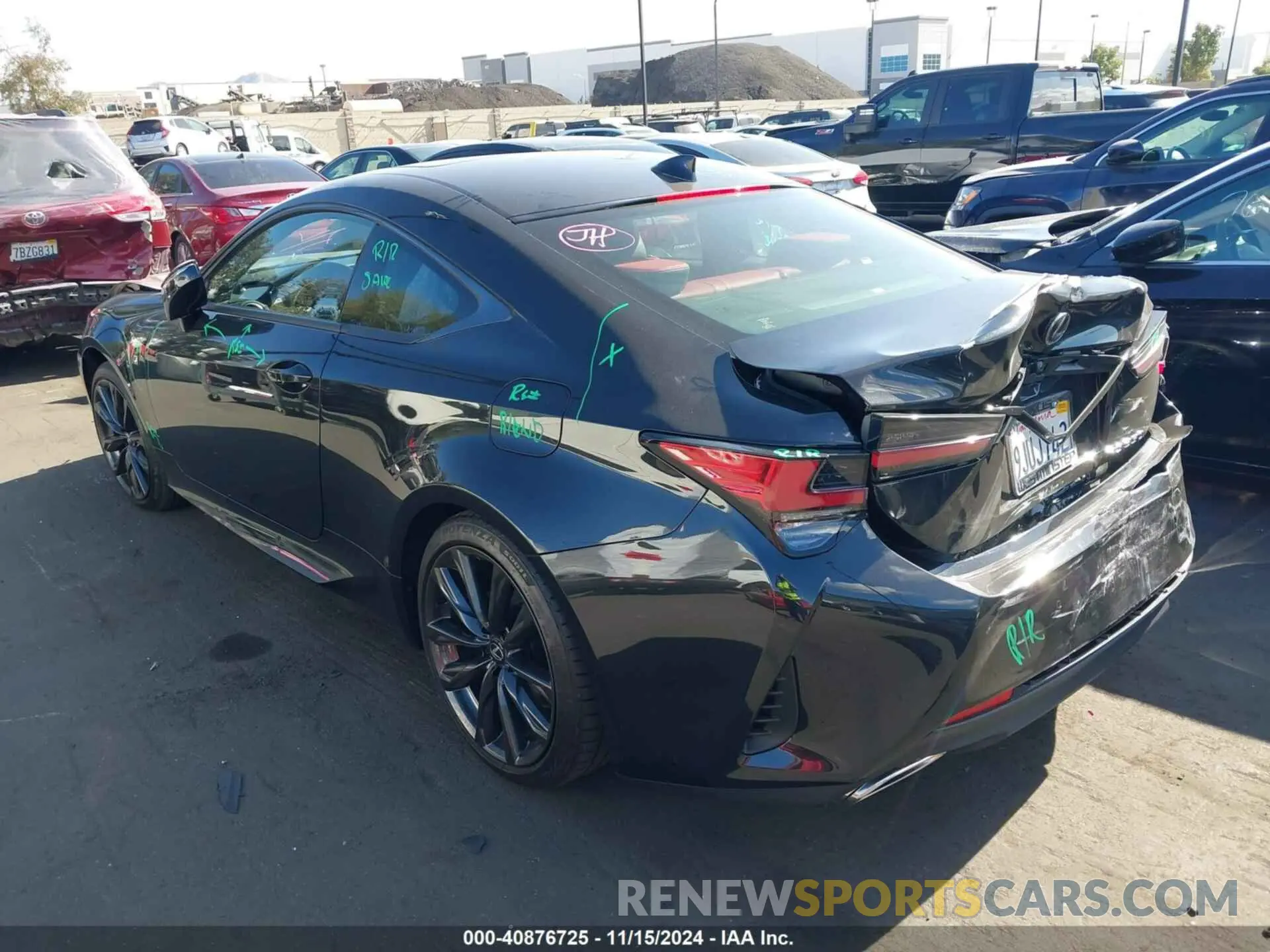 3 Photograph of a damaged car JTHGZ5BCXP5027274 LEXUS RC 350 2023