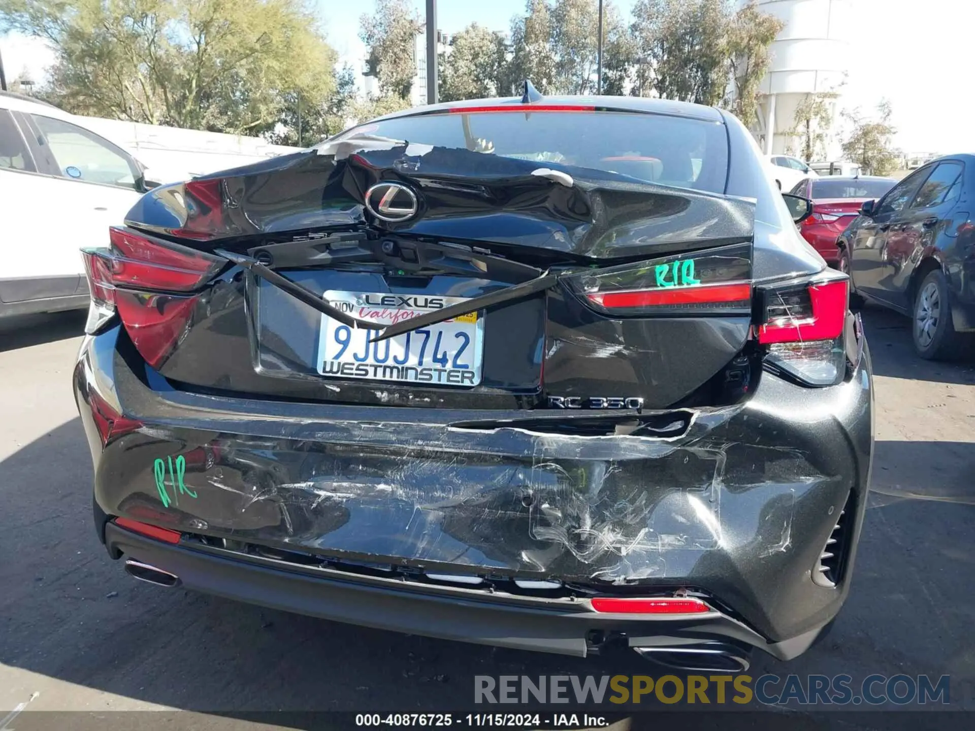 6 Photograph of a damaged car JTHGZ5BCXP5027274 LEXUS RC 350 2023