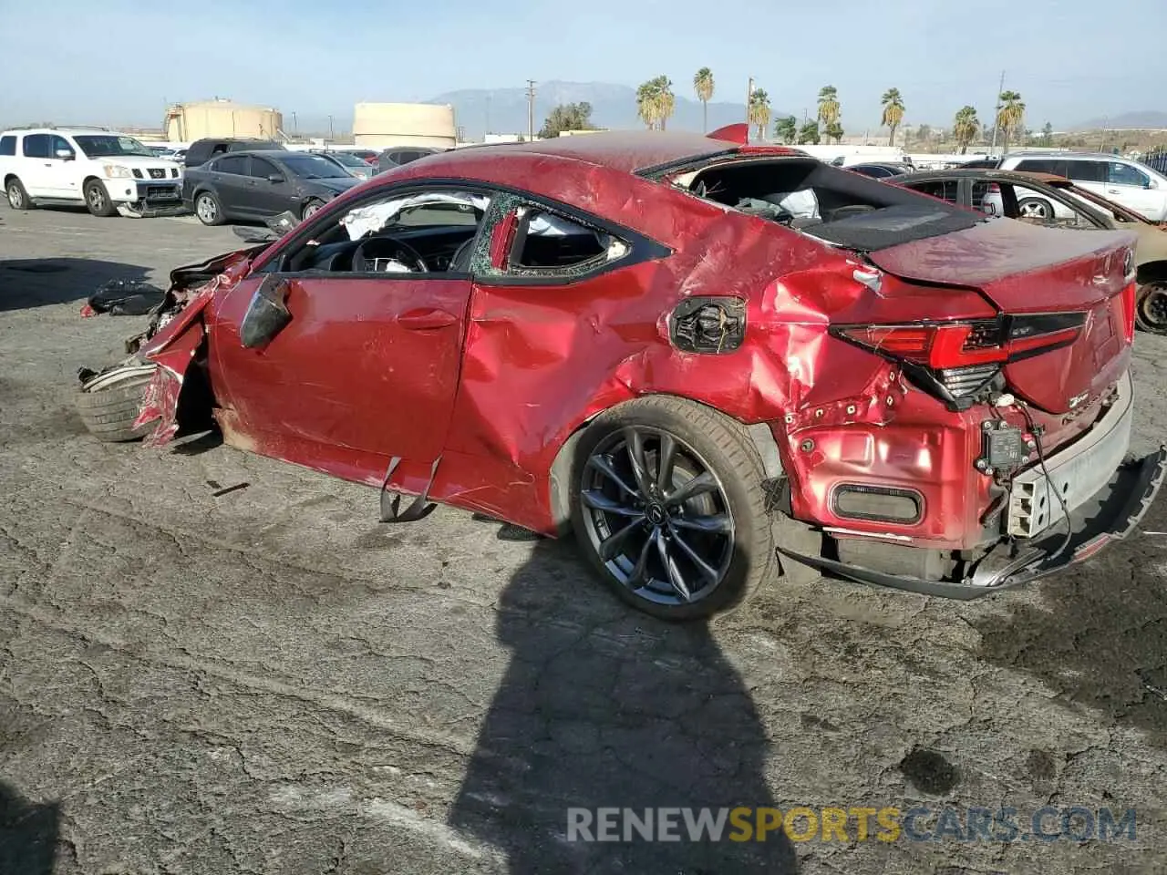 2 Photograph of a damaged car JTHHA5BC0K5009807 LEXUS RC300 2019