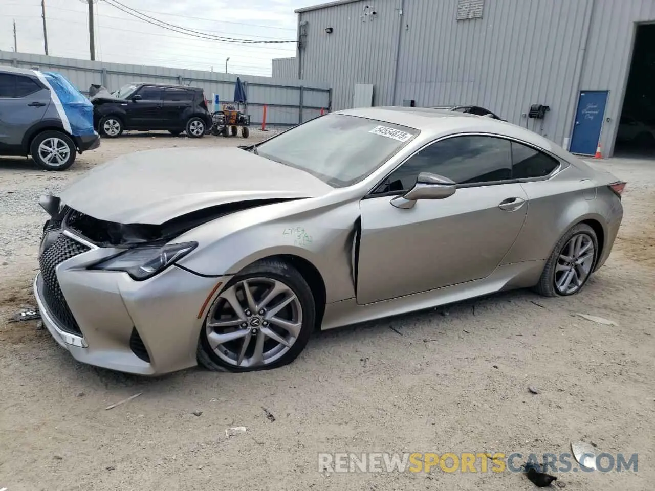 1 Photograph of a damaged car JTHHA5BC2K5009159 LEXUS RC300 2019