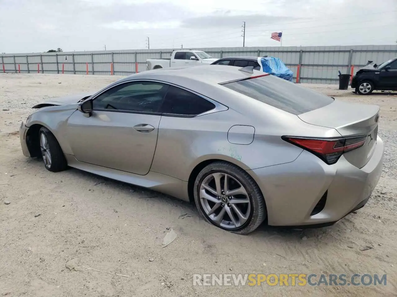 2 Photograph of a damaged car JTHHA5BC2K5009159 LEXUS RC300 2019