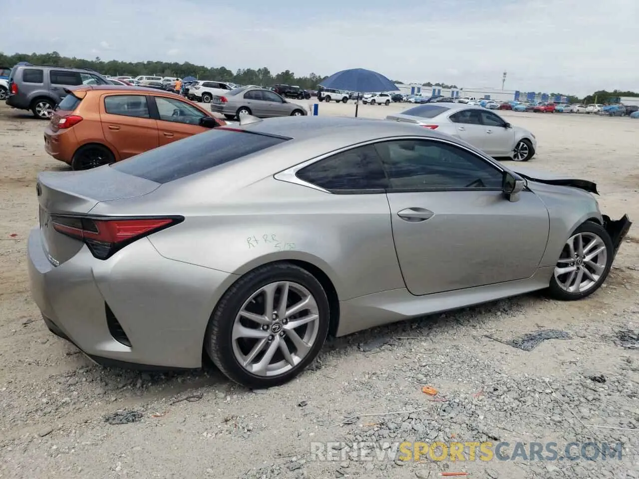 3 Photograph of a damaged car JTHHA5BC2K5009159 LEXUS RC300 2019