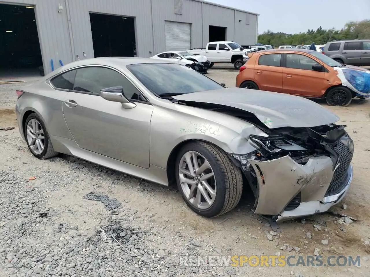 4 Photograph of a damaged car JTHHA5BC2K5009159 LEXUS RC300 2019