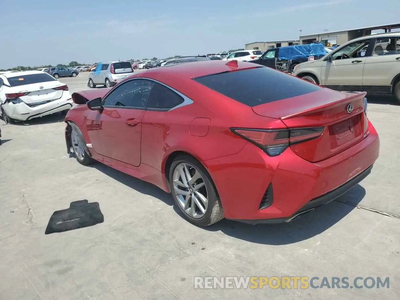 2 Photograph of a damaged car JTHHA5BC5K5009205 LEXUS RC300 2019
