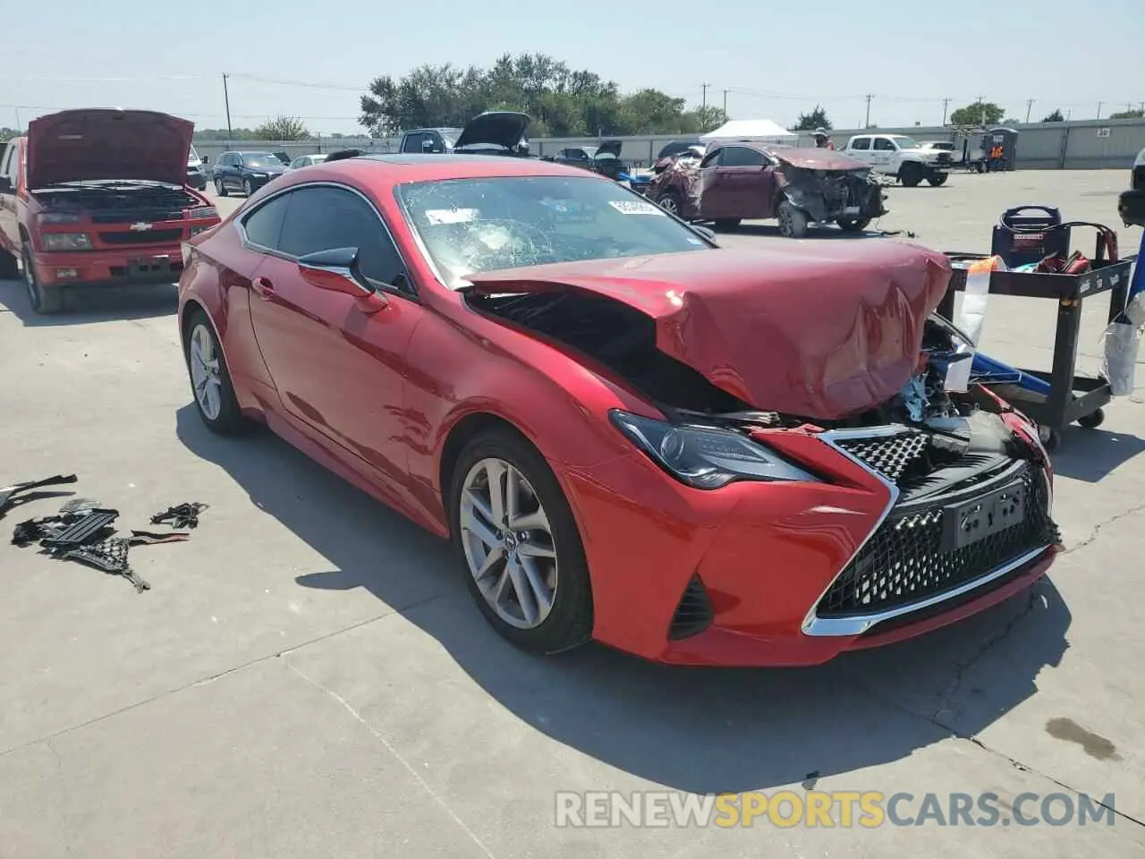 4 Photograph of a damaged car JTHHA5BC5K5009205 LEXUS RC300 2019