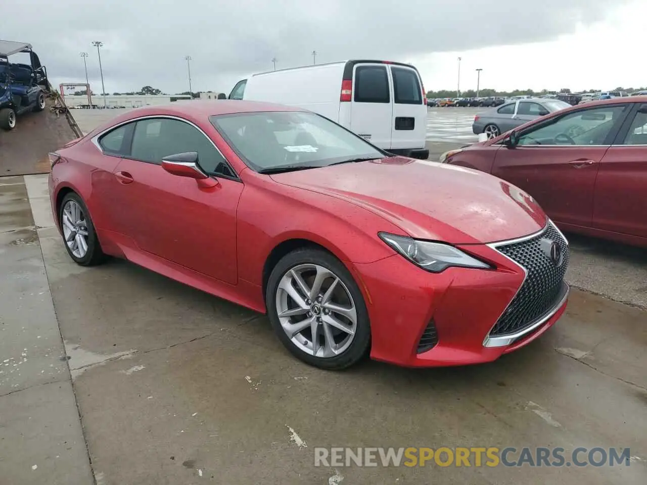 4 Photograph of a damaged car JTHHA5BC8K5008842 LEXUS RC300 2019