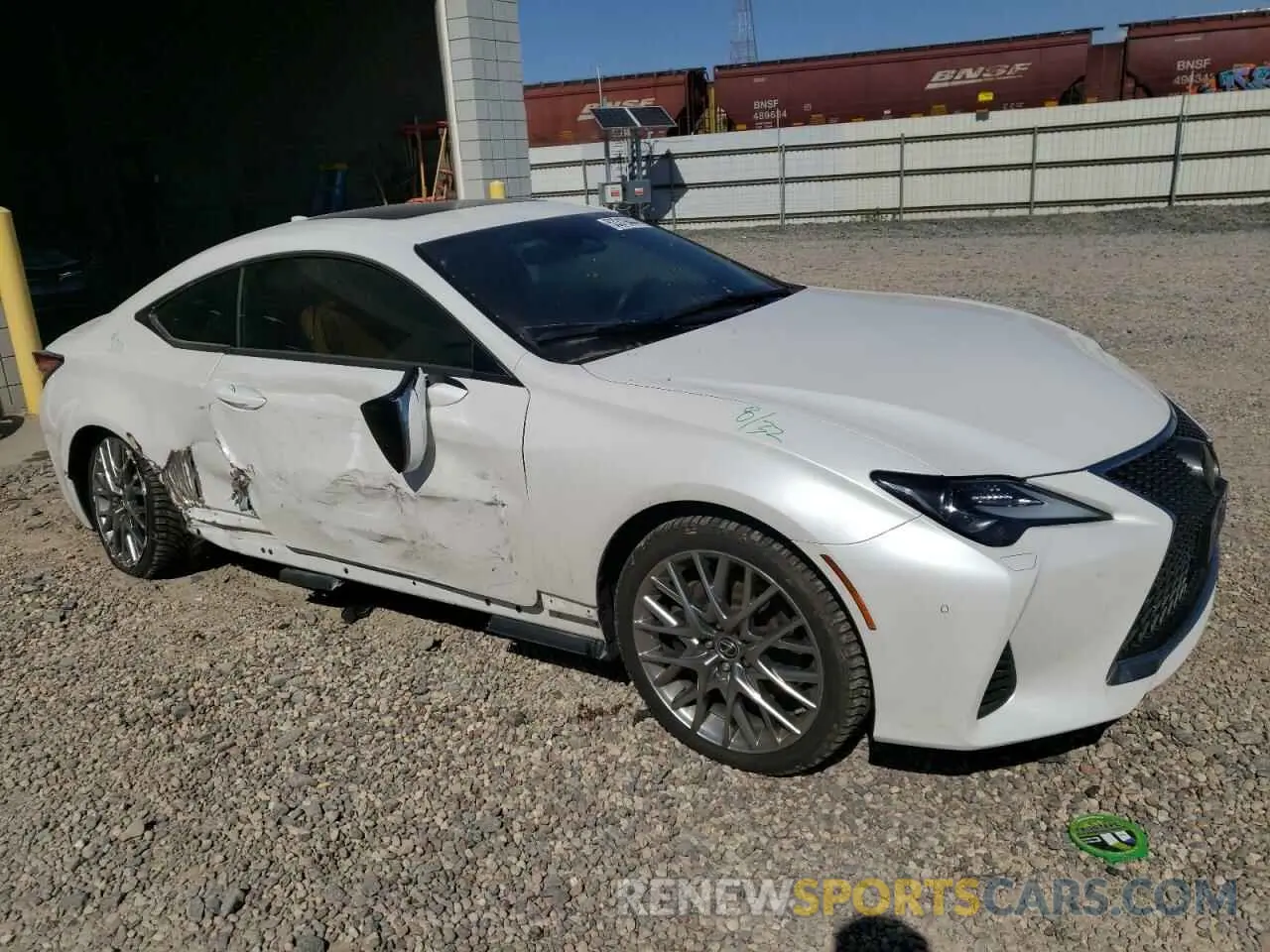 4 Photograph of a damaged car JTHS85BC9K5004980 LEXUS RC300 2019